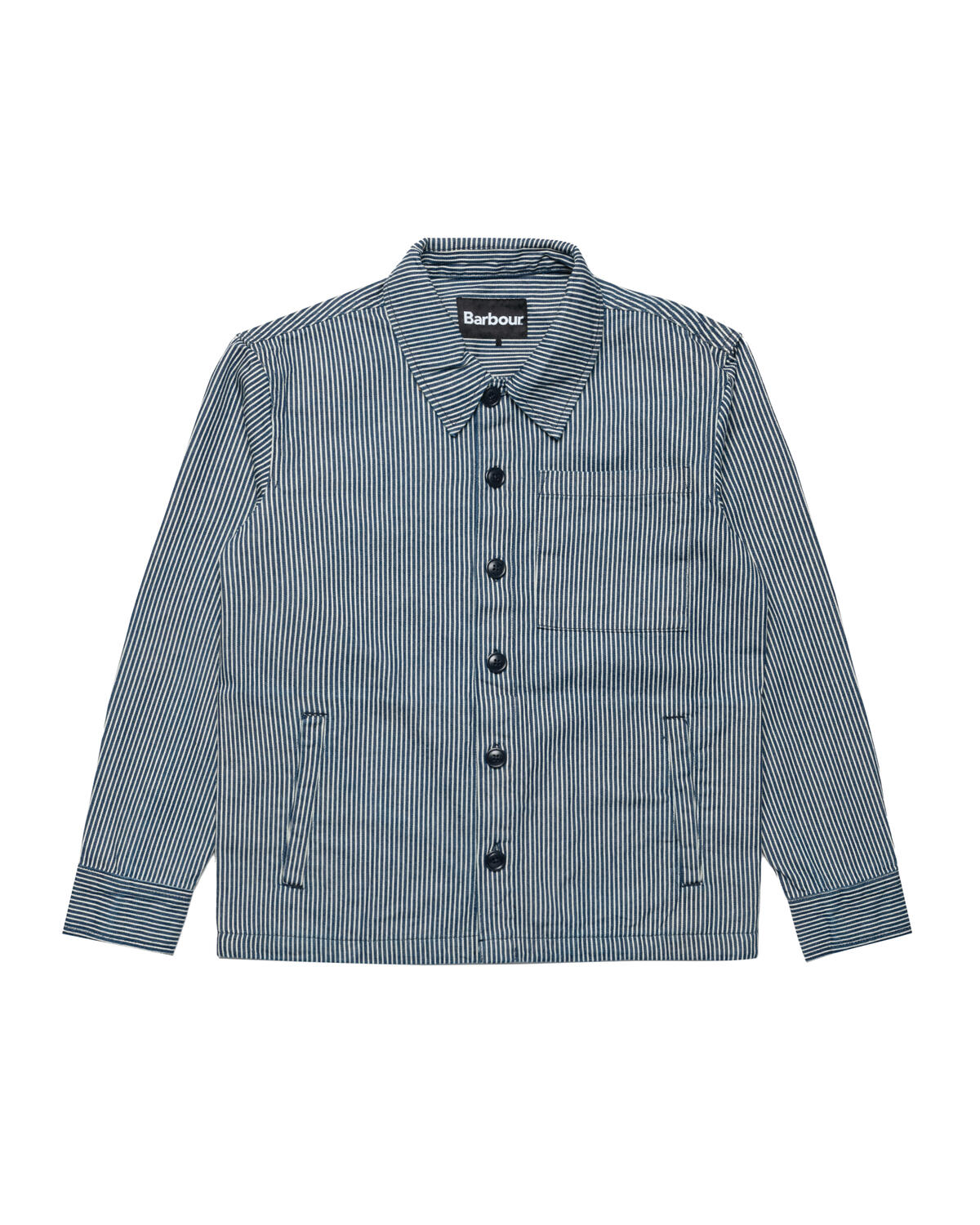 Barbour Ticking Stripe Overshirt MOS0422IN32 AFEW STORE