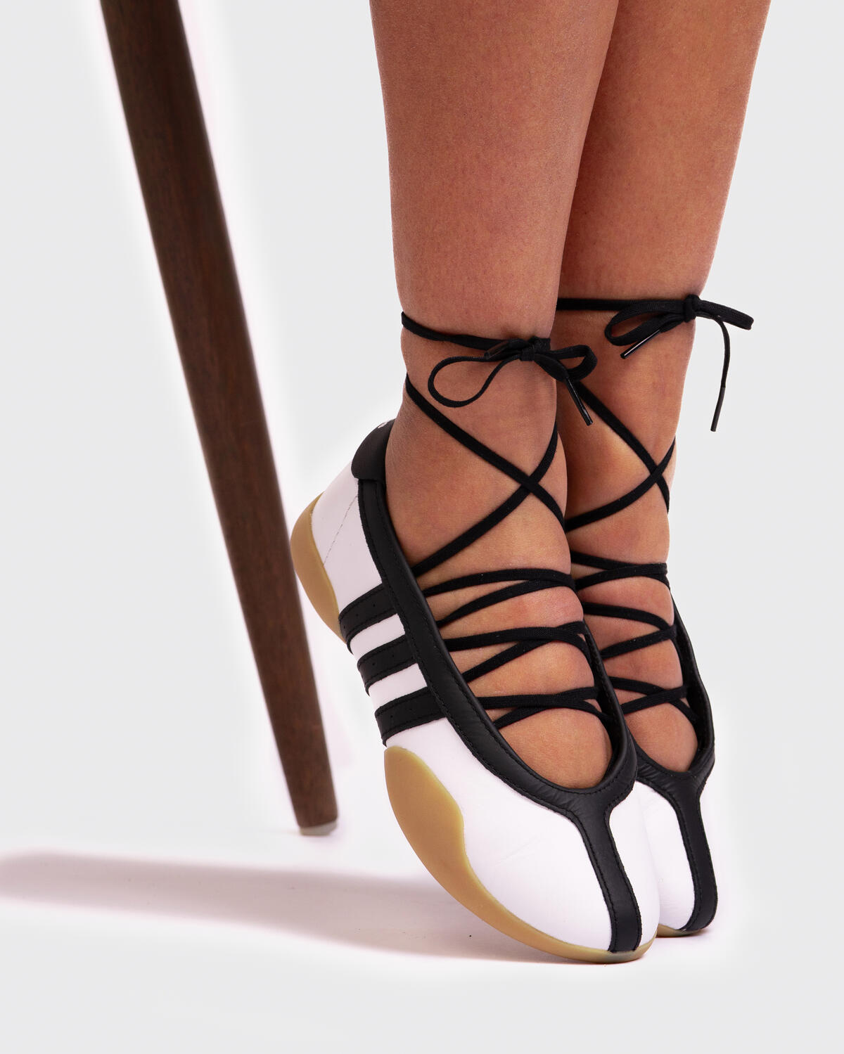 adidas Taekwondo Mei Ballet White / Core Black / Gum (Women's) - Image 36