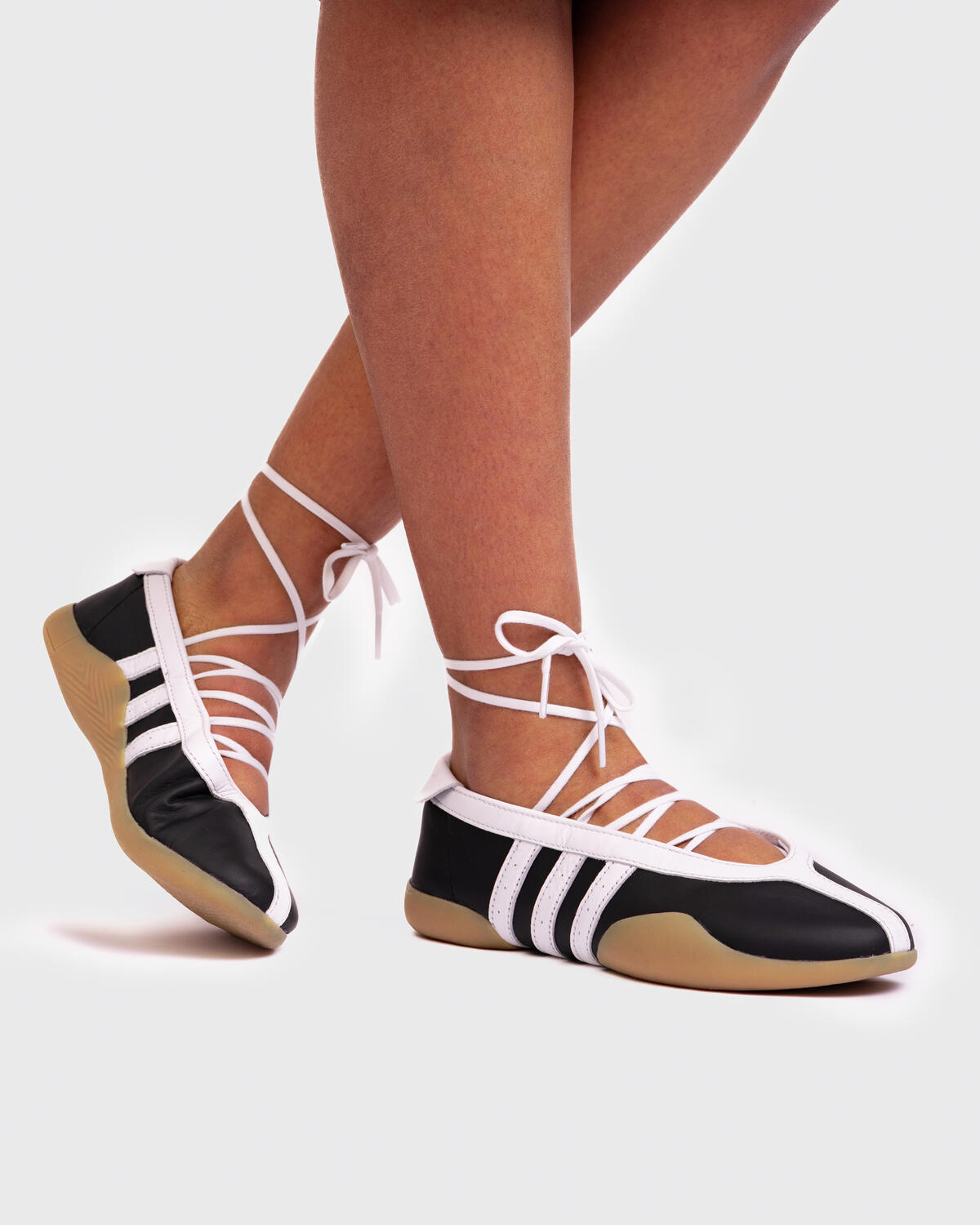 Adidas Taekwondo Mei Ballet Core Black/Footwear White-Gum (Women's) - Image 49