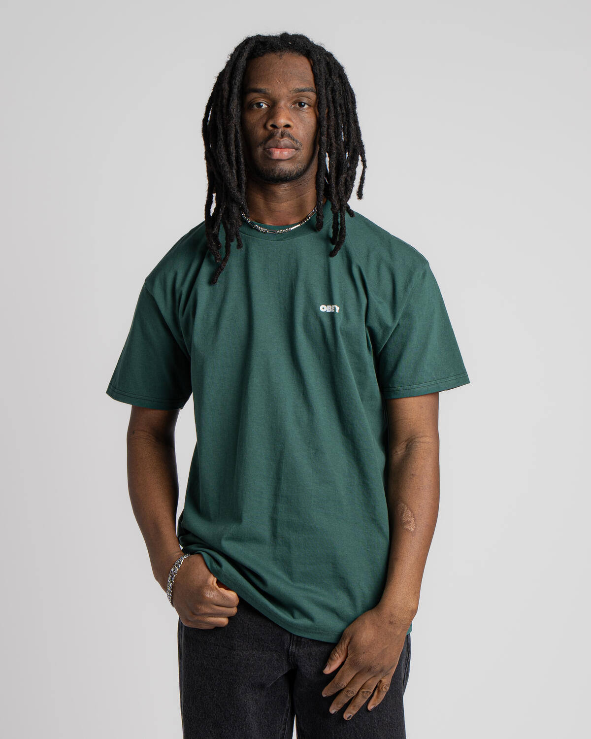 Obey Cropped Icon Tee - Image 4