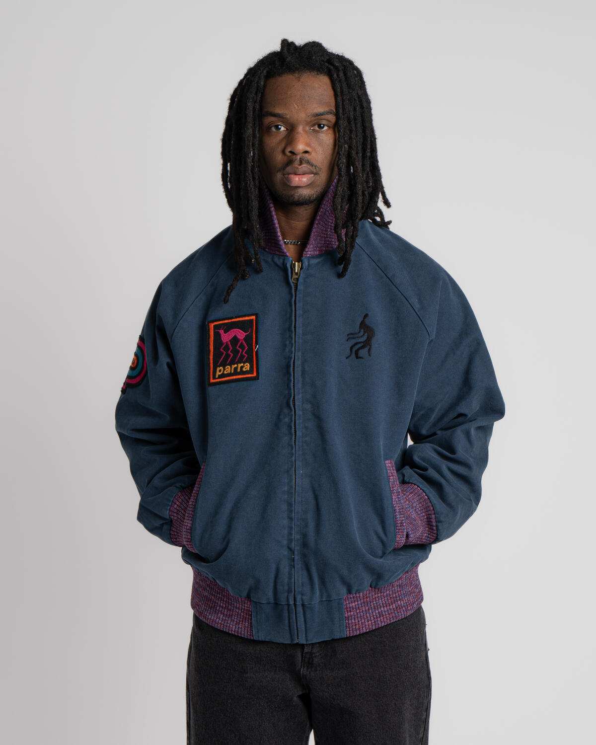 by Parra Skull Stalker Varsity Jacket - Image 4