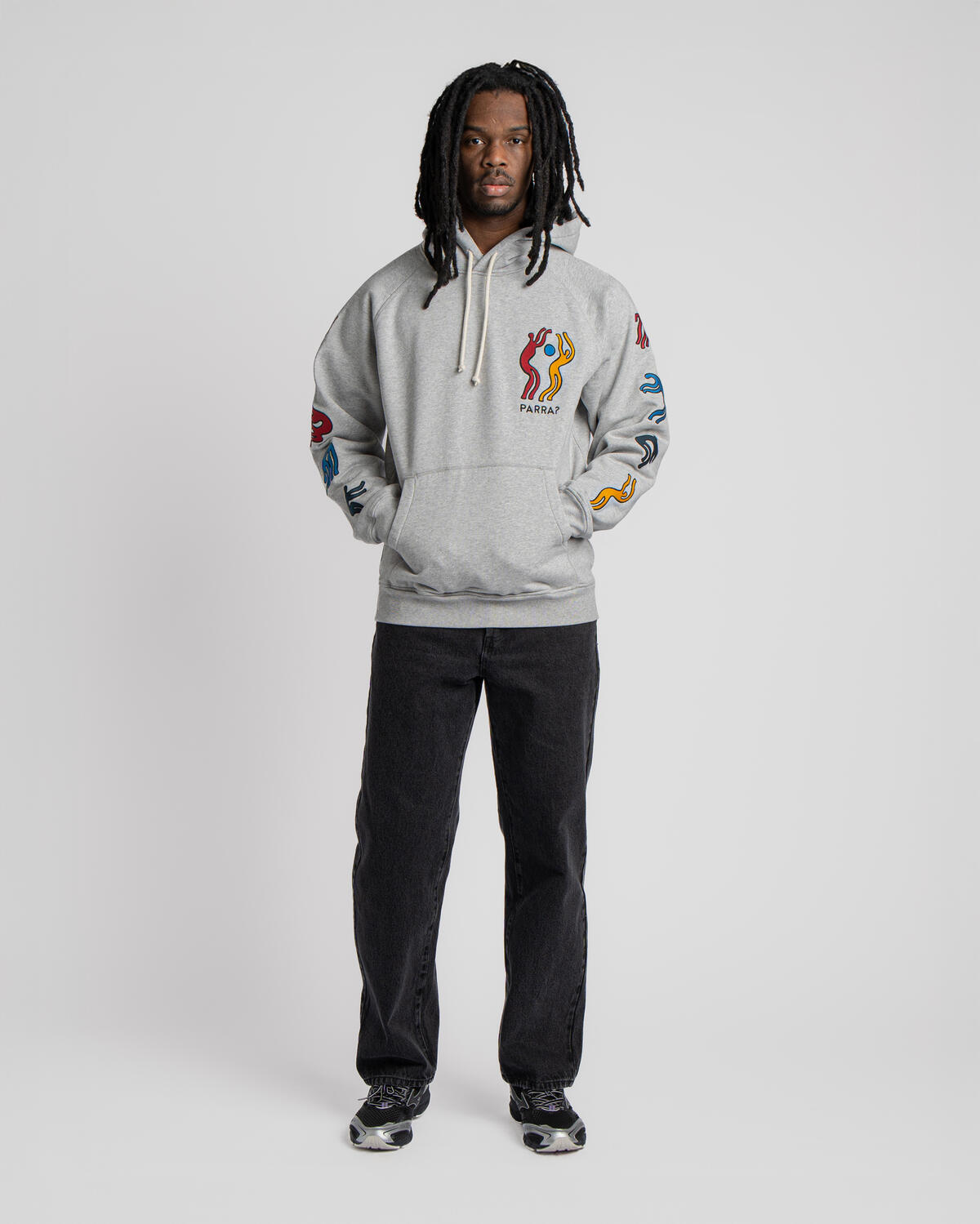 by Parra La chambre nuit hooded sweatshirt - Image 3