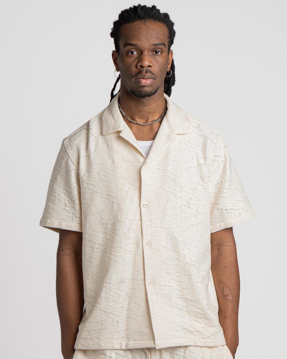 Arte Antwerp Crochet shirt - Image 4