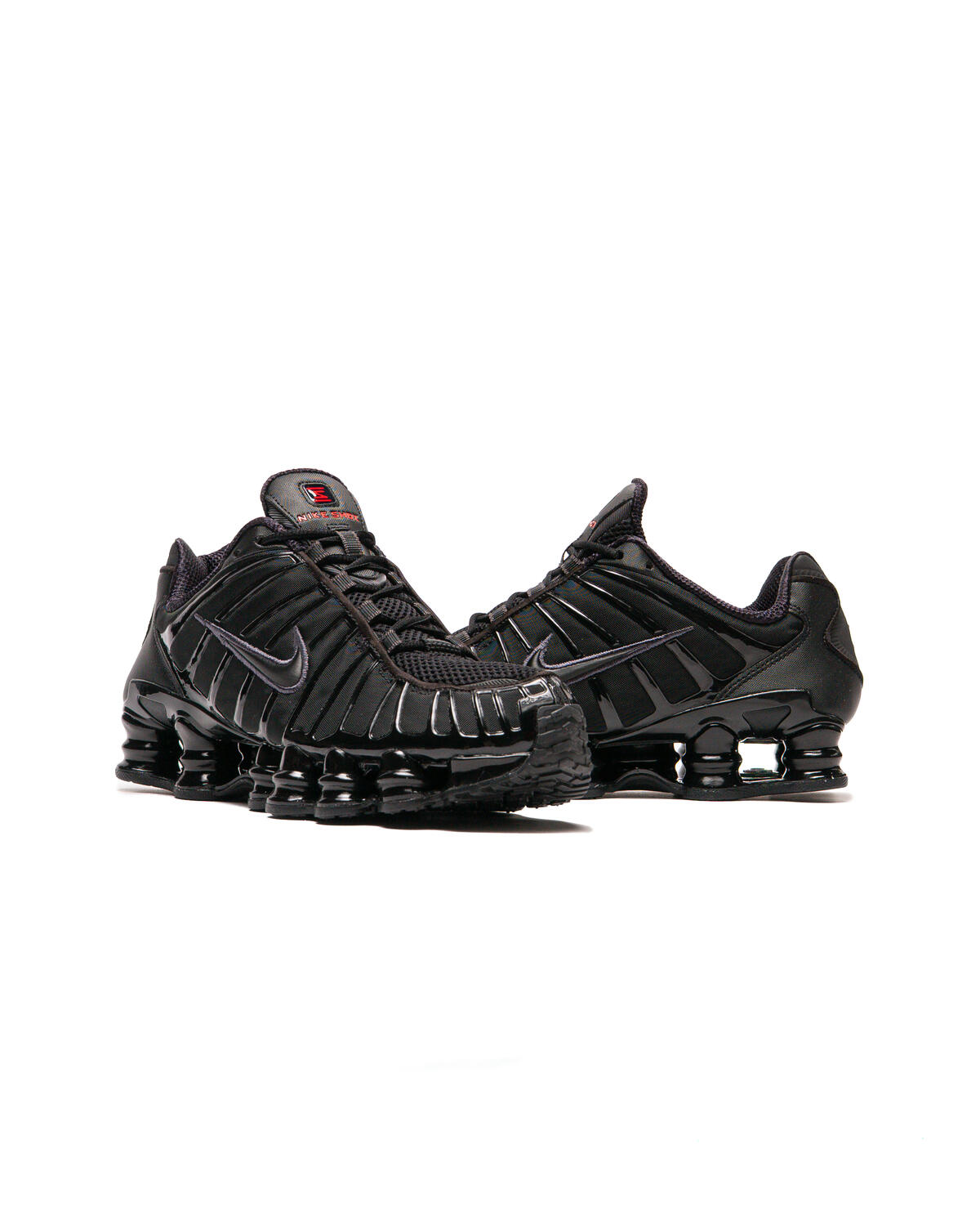 Nike Shox TL Black / Metallic Hematite / Max Orange (Women's) - Image 56