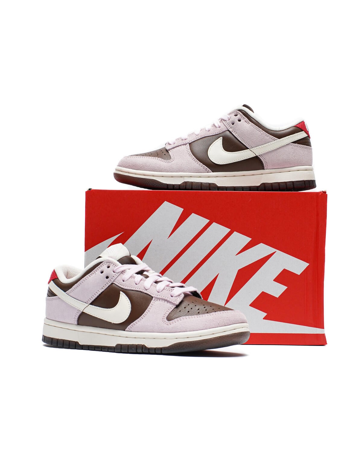 Schuh Nike Dunk Rot Weiss Nike Dunk Low Retro Herren Sneakers