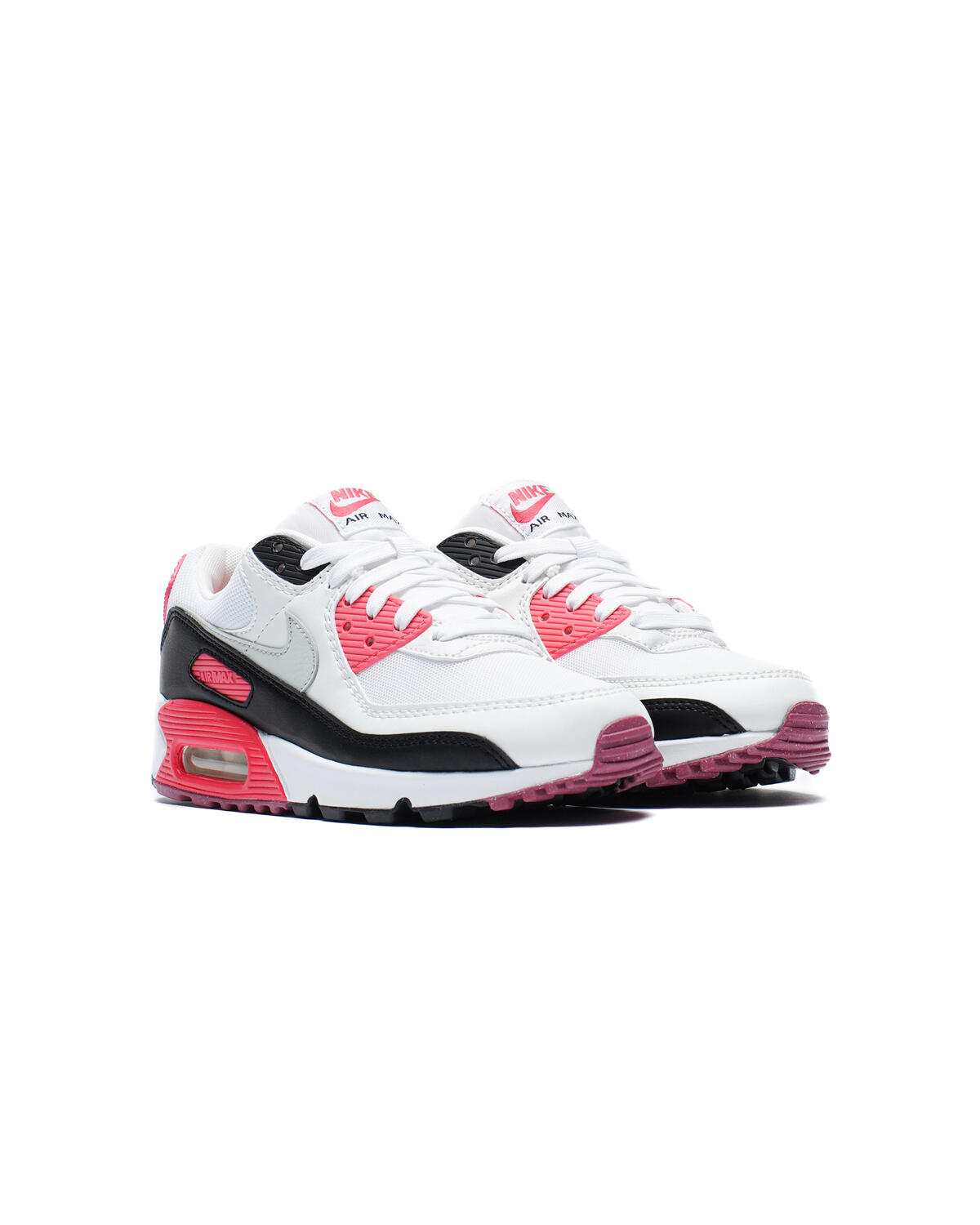 pink black and white air max 90
