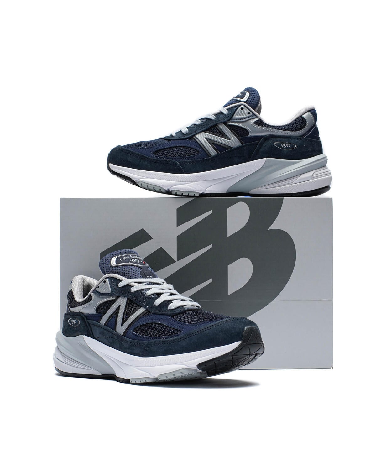 New Balance Men\'s 990 Sneaker Navy Suede Mens Size 10.5 990NV6 USA New Balance Made in USA 990 sneakers for ADULT-UNISEX, Men  main image 4