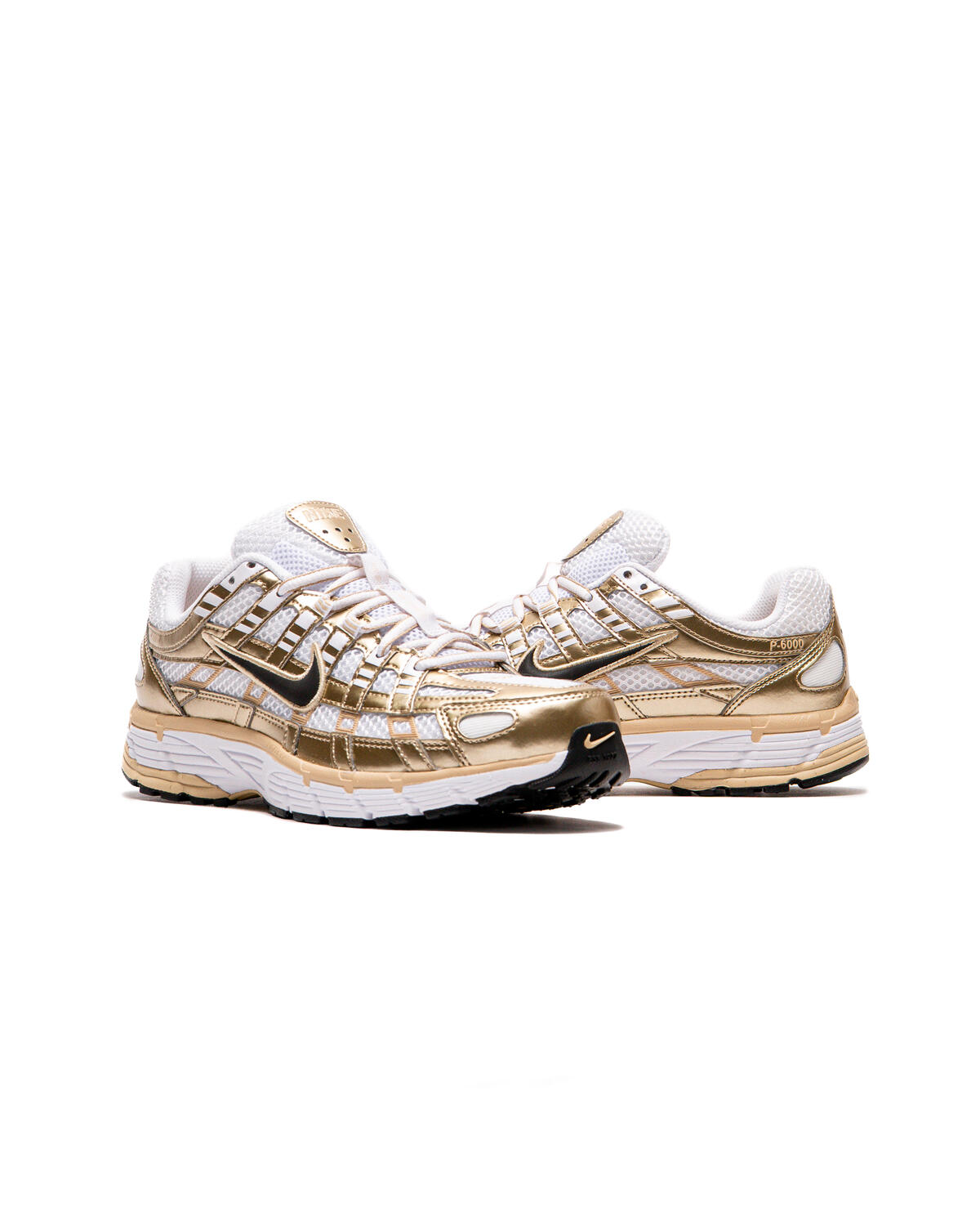 Nike P-6000 White / Grain / Metallic Gold Grain / Black (Women's) - Image 16