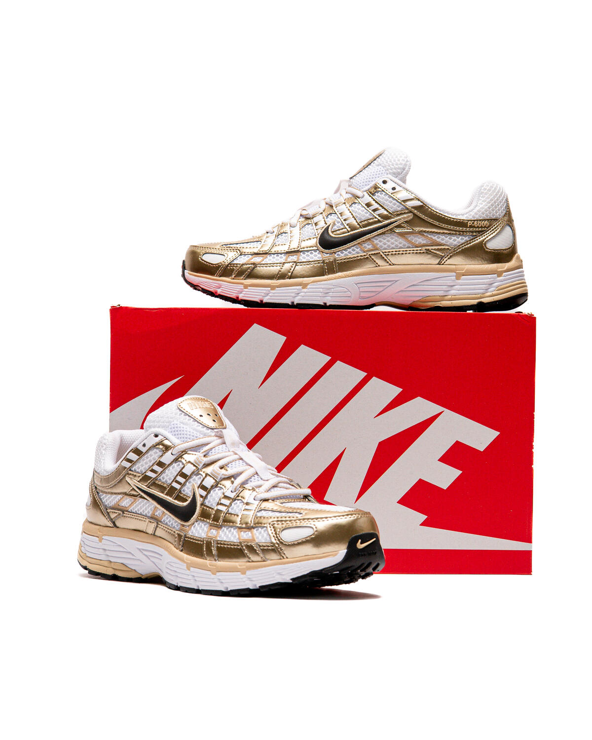 Nike P-6000 White / Grain / Metallic Gold Grain / Black (Women's) - Image 17