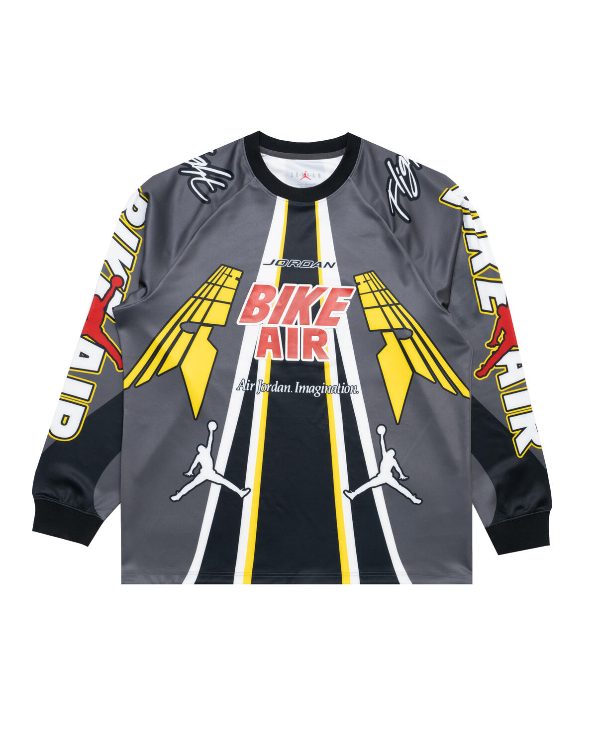 Jordan x Nigel Sylvester Bike Air Jersey - Iron Grey / Black / Cinnabar - Image 17