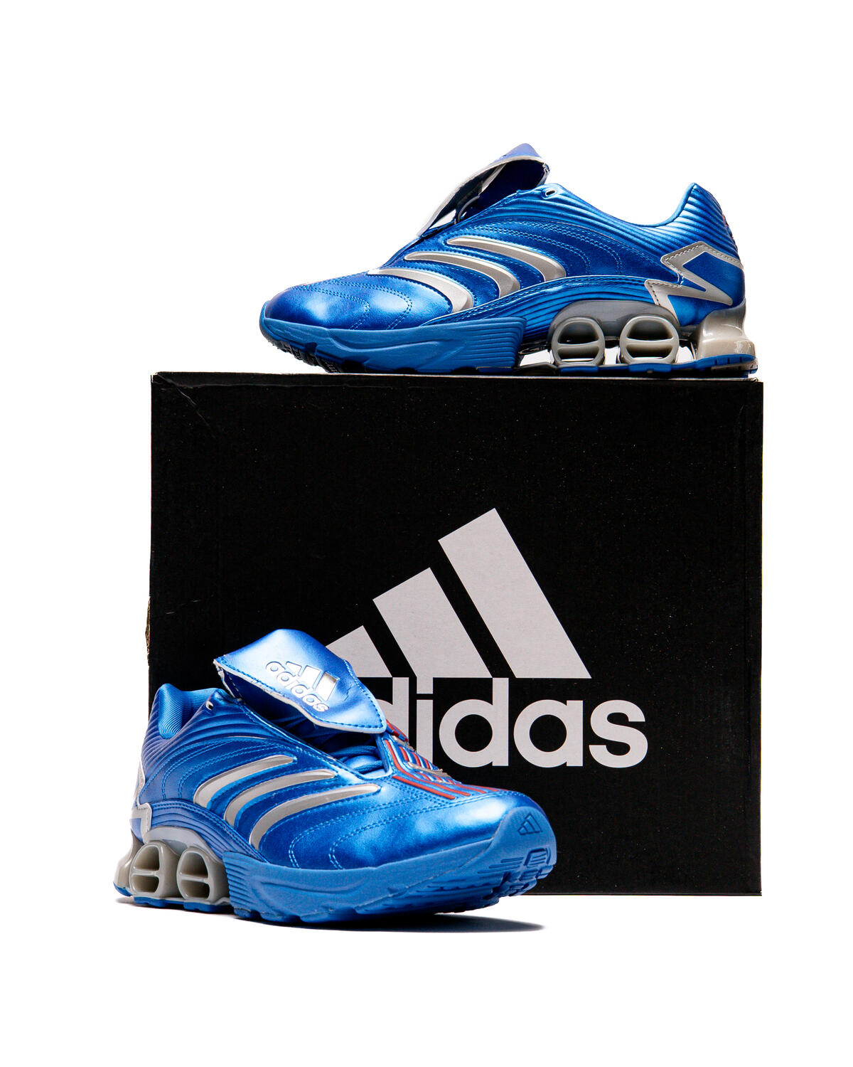 Adidas Men\'s Predator Megaride Metallic Blue Lifestyle New Shoes JI3515 size 7.5 Adidas Men main image 2