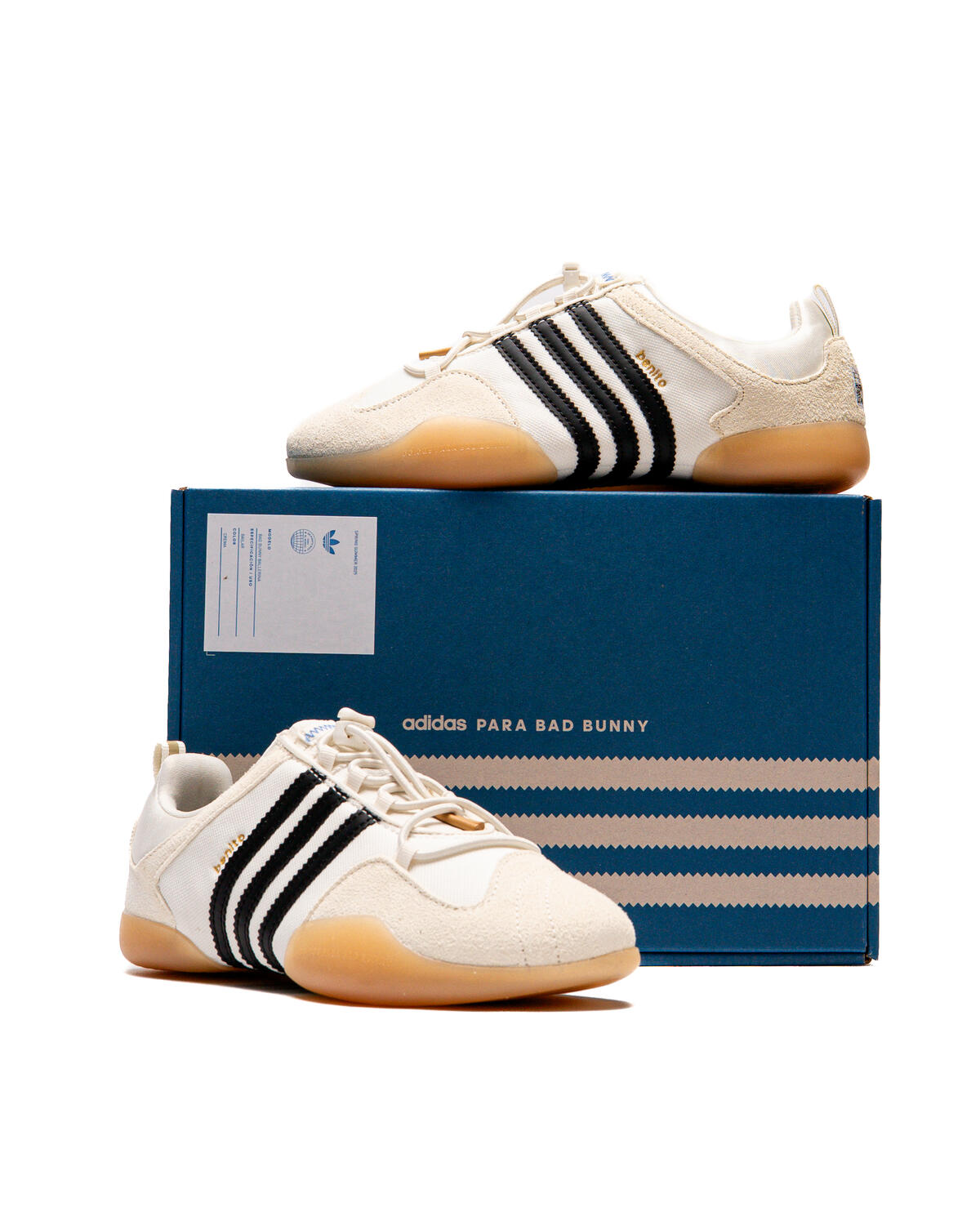 Adidas x Bad Bunny Ballerina 'Off White / Core Black / Gum 3' - Image 28