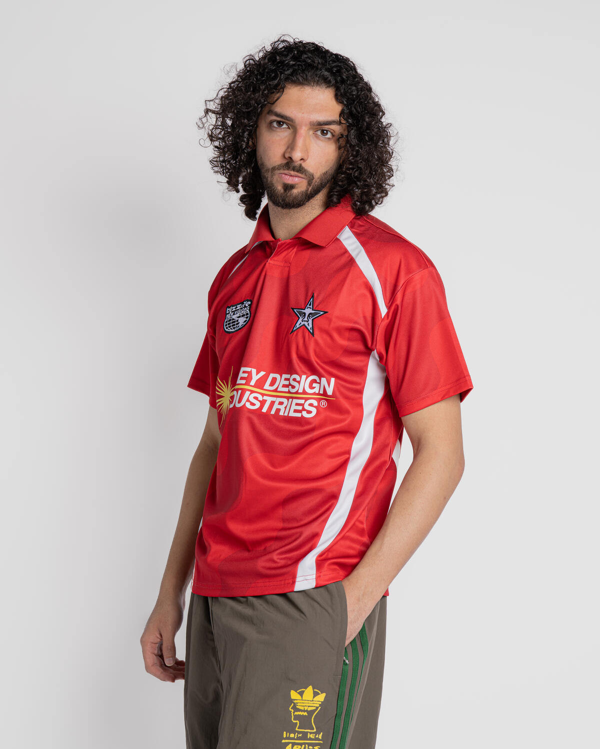 Obey Soccer Jersey - Red Multi - Image 6
