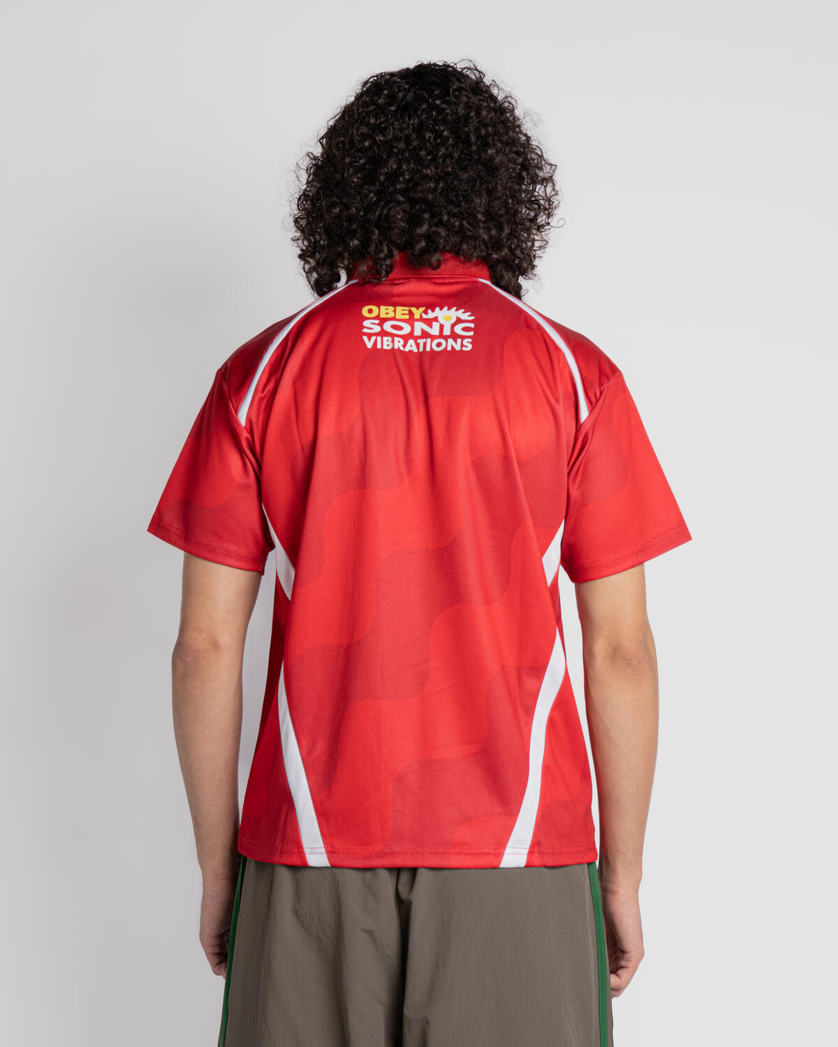 Obey Soccer Jersey - Red Multi - Image 8