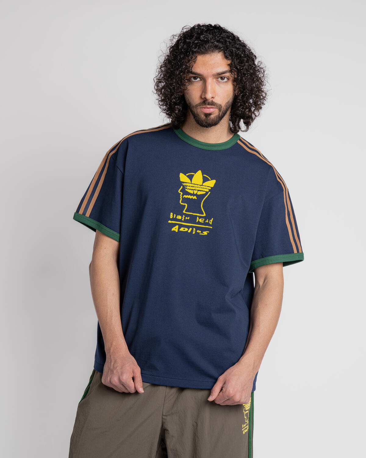 Adidas Brain Dead Tee 'Collegiate Navy' - Image 9