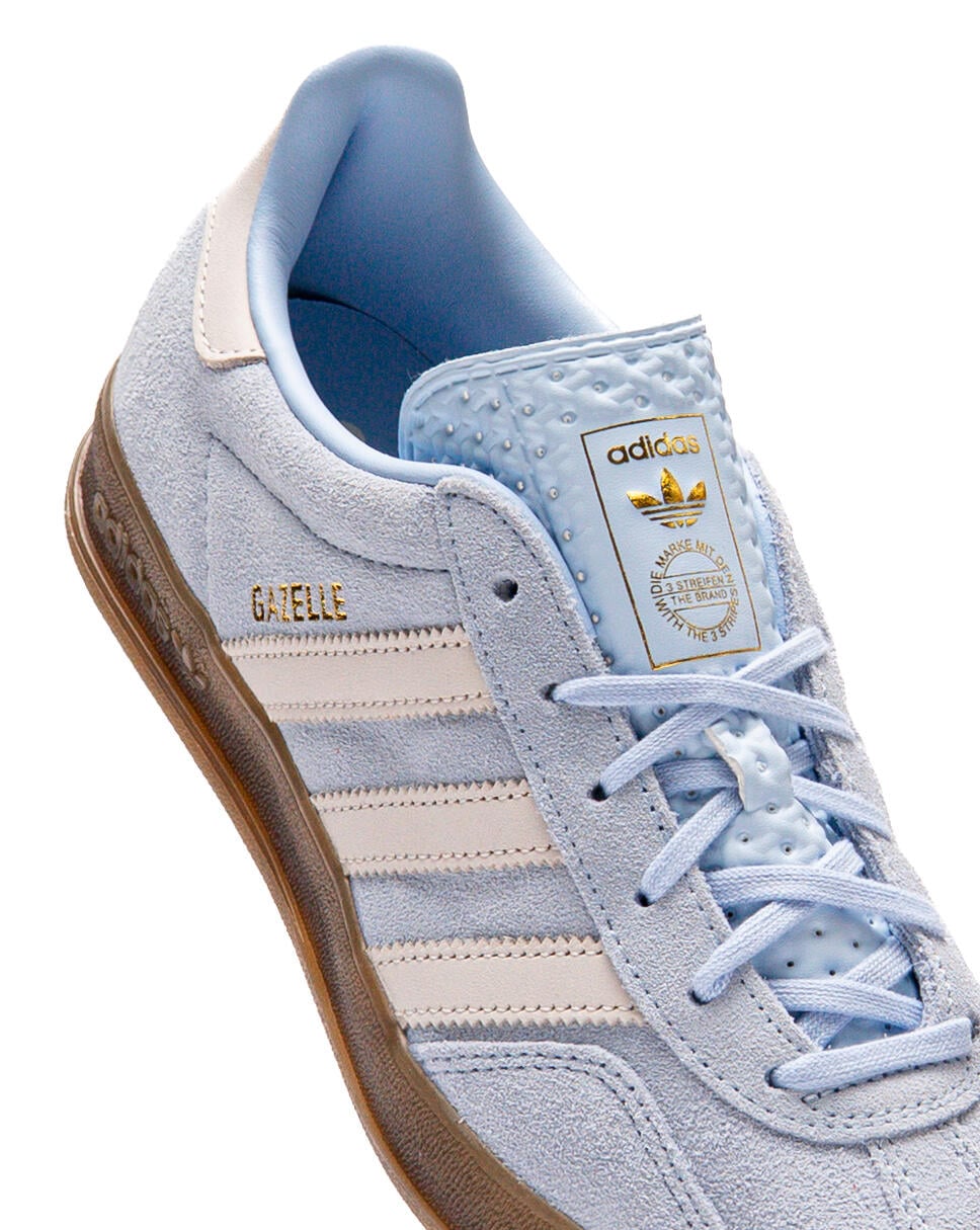 adidas gazelle silver green womens ADIDAS ORIGINALS Sneakers Gazelle Lo Pro Dusky Bronze/Crystal Sky/Gum