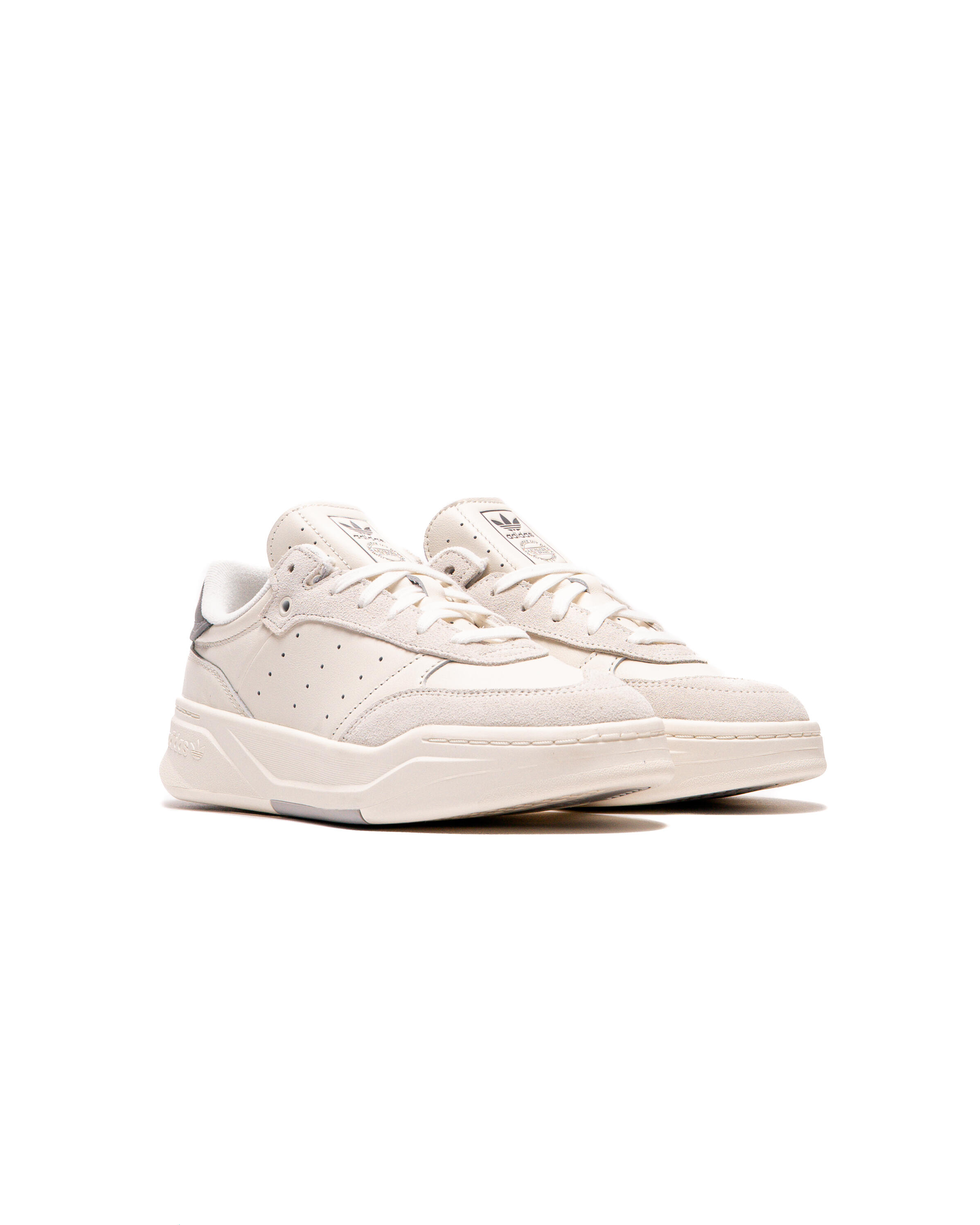 adidas gazelle silver green womens Adidas Supercourt Leather Sneakers White/White