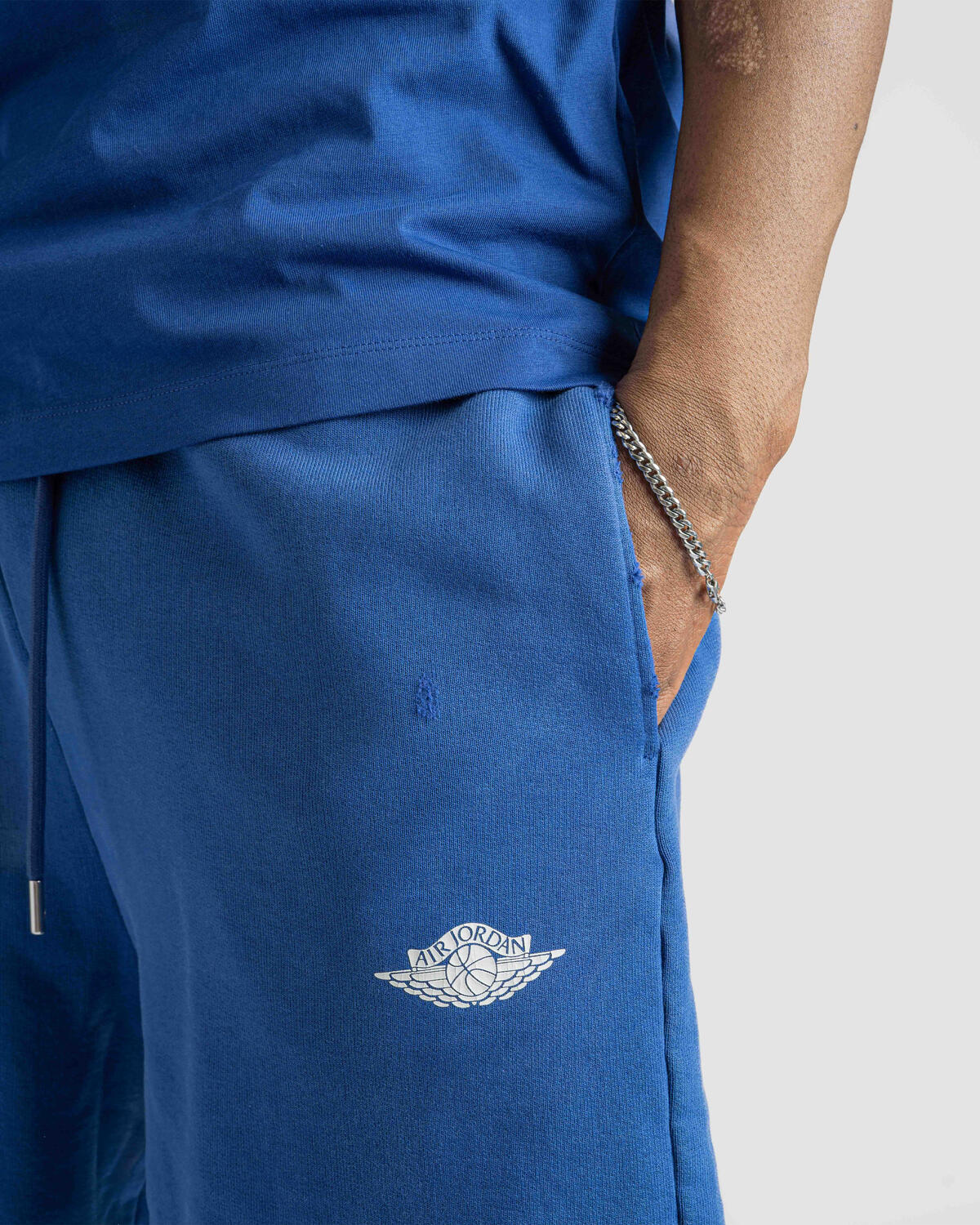 Air Jordan Rare Air French Terry Shorts (Deep Royal/Sail) - Image 24