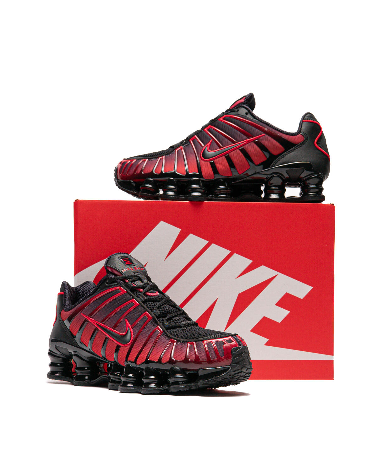 Nike Shox TL Black Black University Red IF6202-001 - Image 25