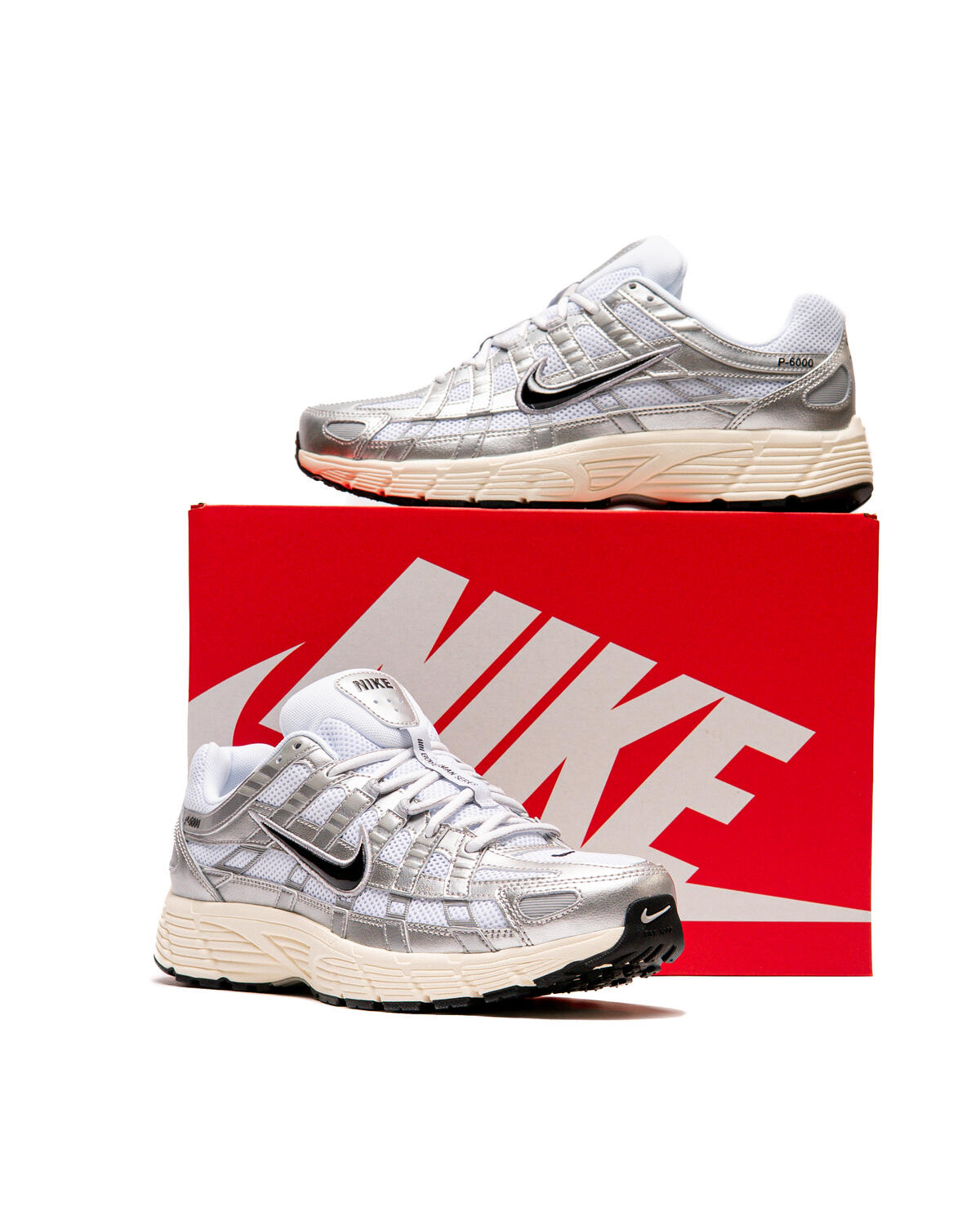 Nike P-6000 'White/Metallic Silver' - Image 20