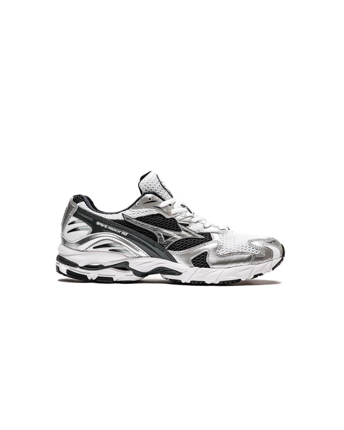 Mizuno Wave Rider 10 Weiß / Silber / Schwarz - Image 8