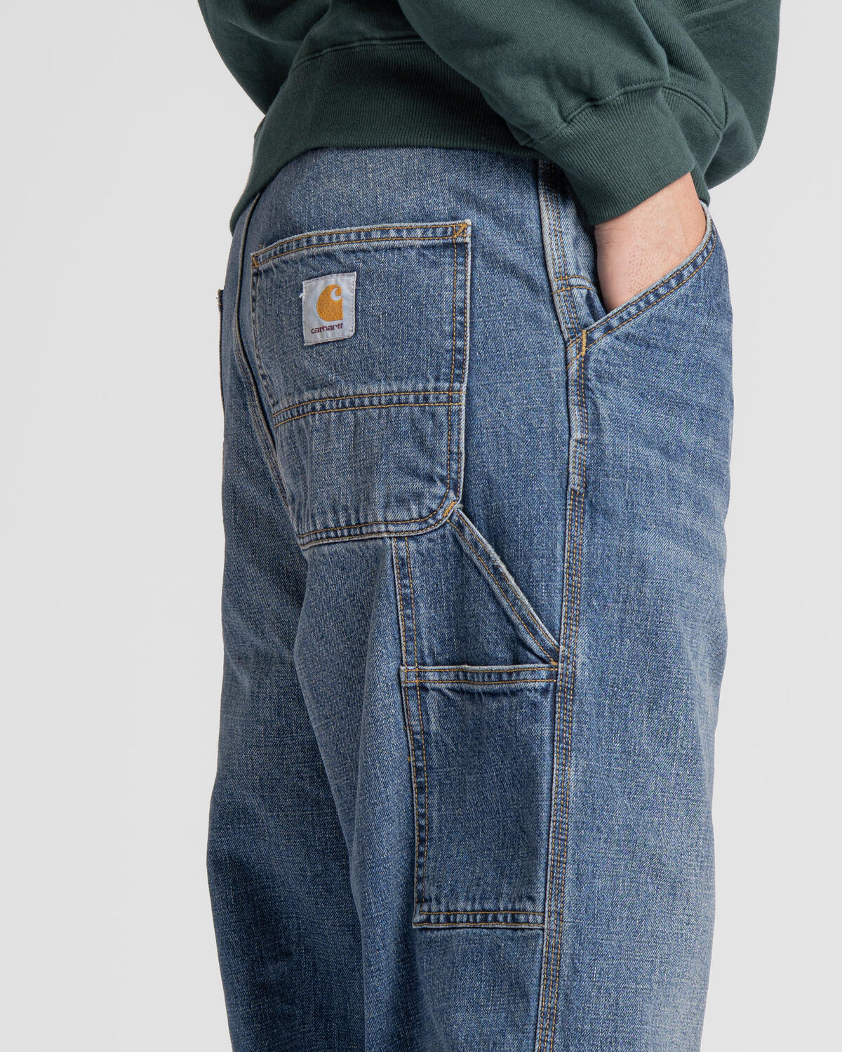 Carhartt WIP Single Knee Pant – Hamilton Brown (grind) - Image 23