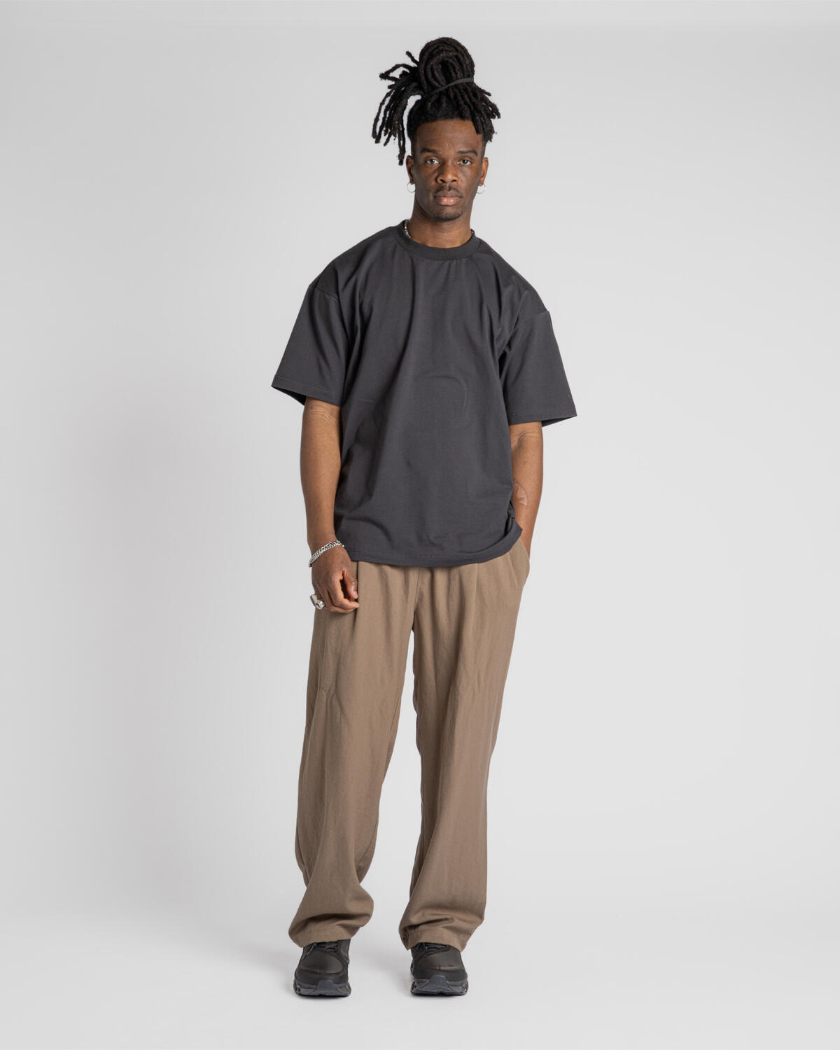 Dime Pleated Twill Pants - Image 3