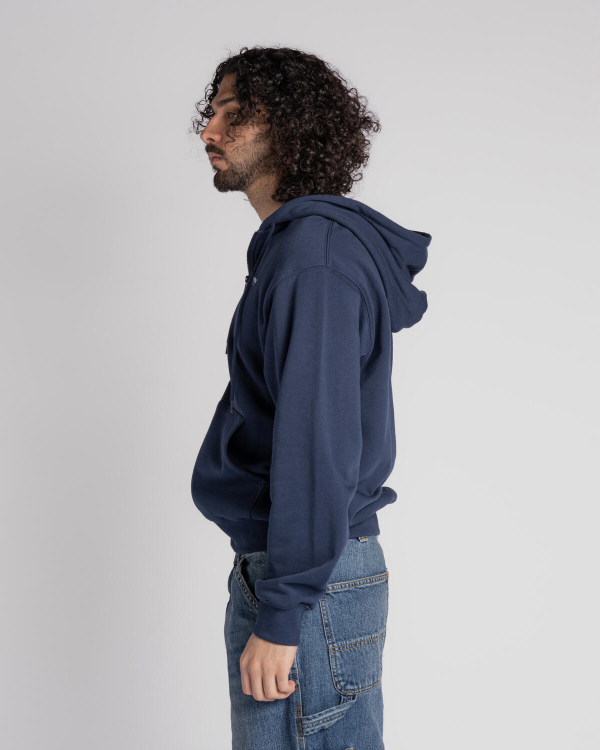 thisisneverthat INTL. Logo Zip Up Hoodie | TN251TSWHZ02 | AFEW STORE