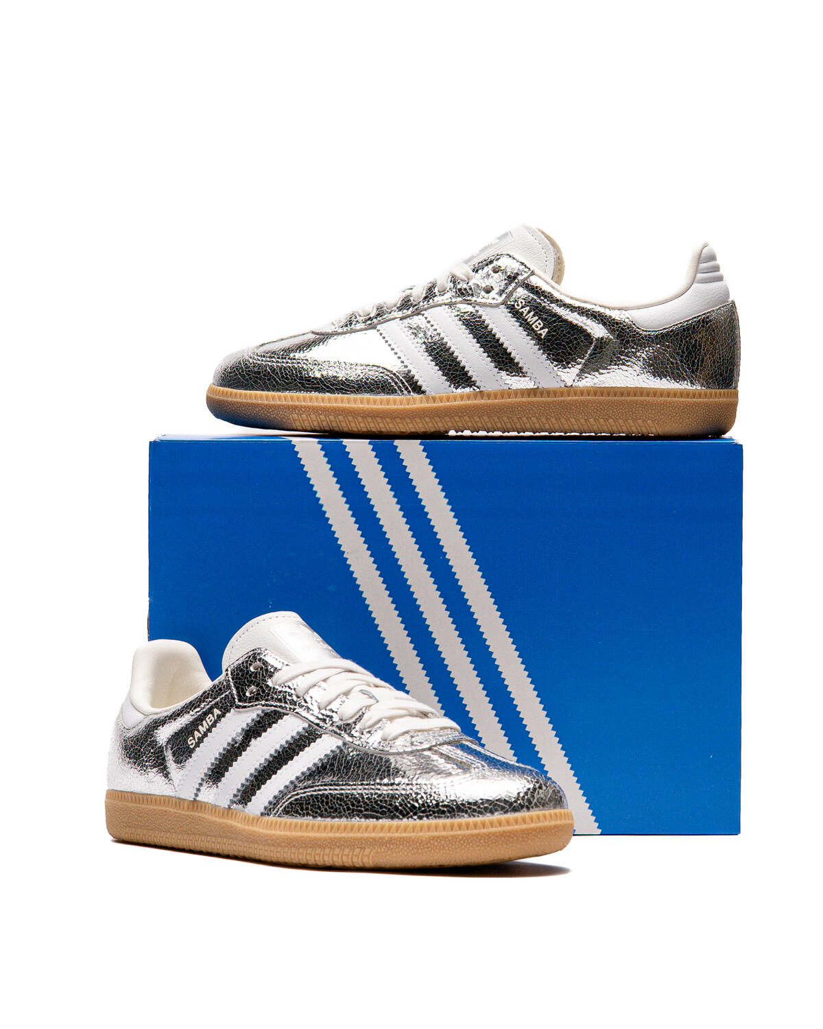 Adidas Samba OG Silver Metallic (Women's) - Image 51
