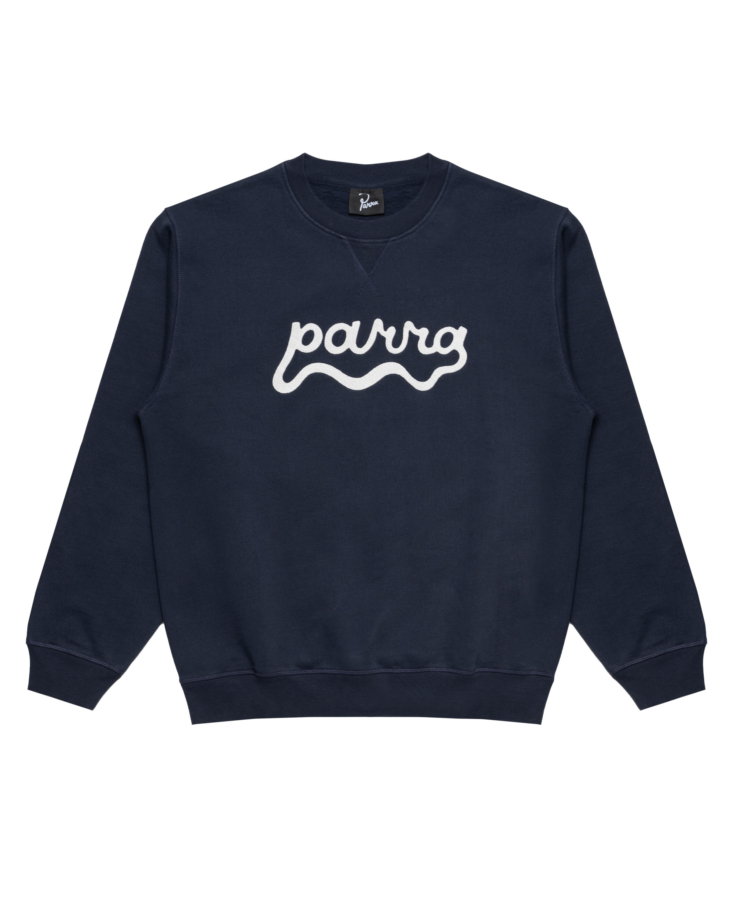 by Parra Water wave logo crew neck sweatshirt