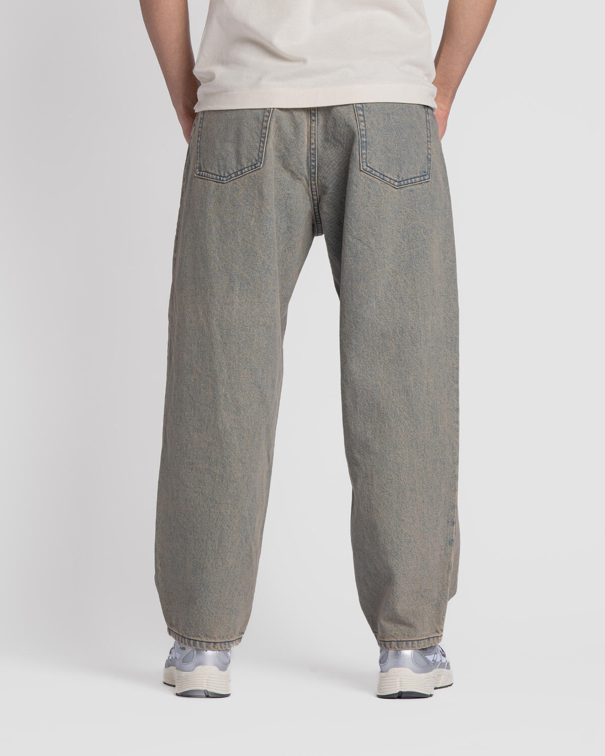 Beams Wide Tapered Denim Pants - Image 6