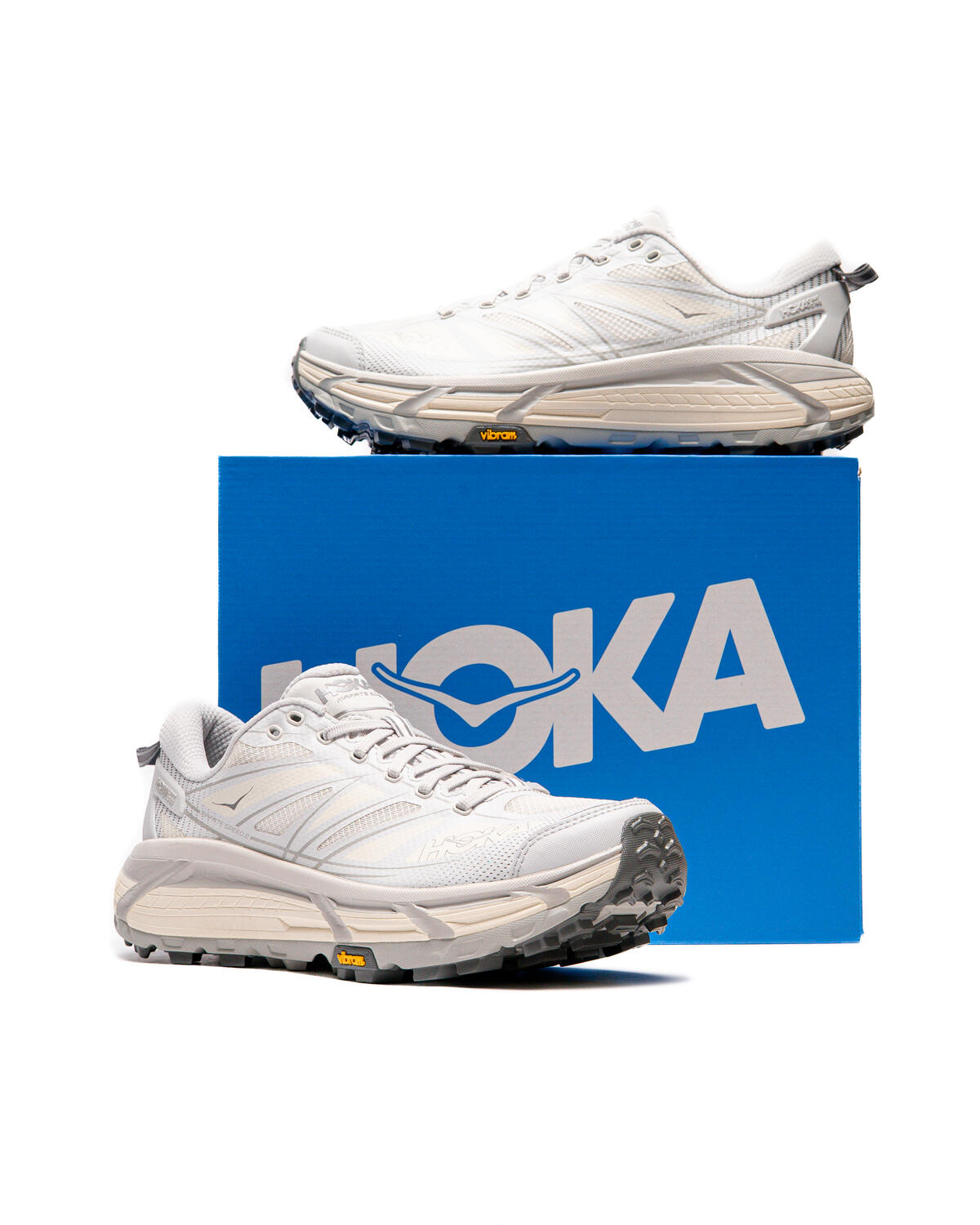 Mens Size 13 Hoka One One Sneakers Mafate Speed 2 Cosmic Gray 1126851-CYLB Somewhere between trail gear and future architecture. The  main image 3