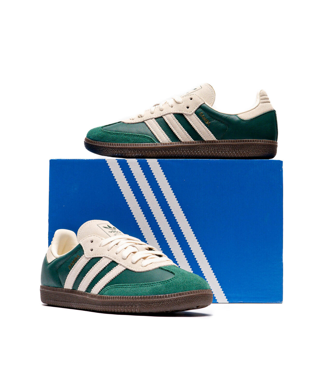 Adidas Samba OG Collegiate Green / Cream White / Gum - Image 25