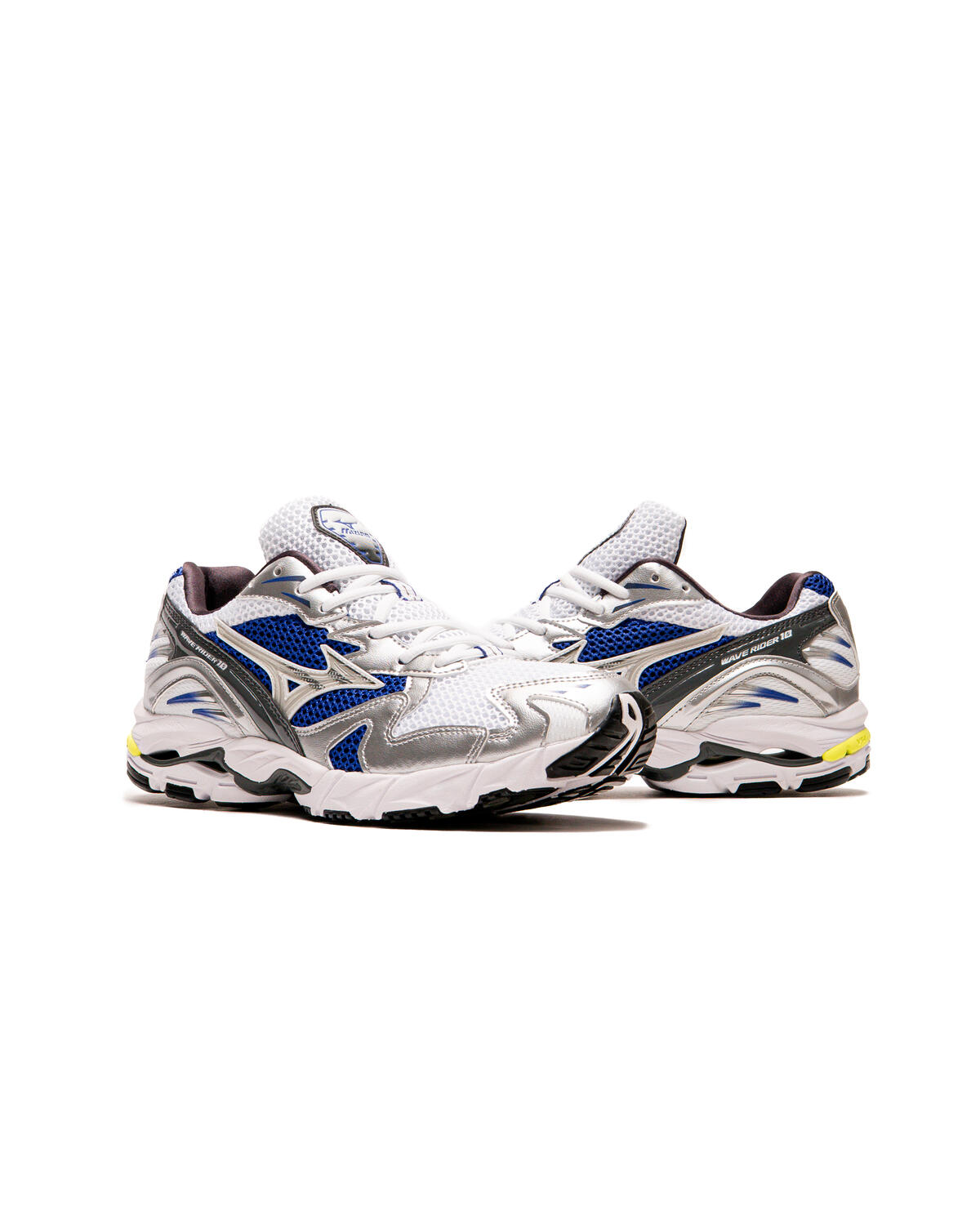 Mizuno Wave Rider 10 Weiß / Blau - Image 10