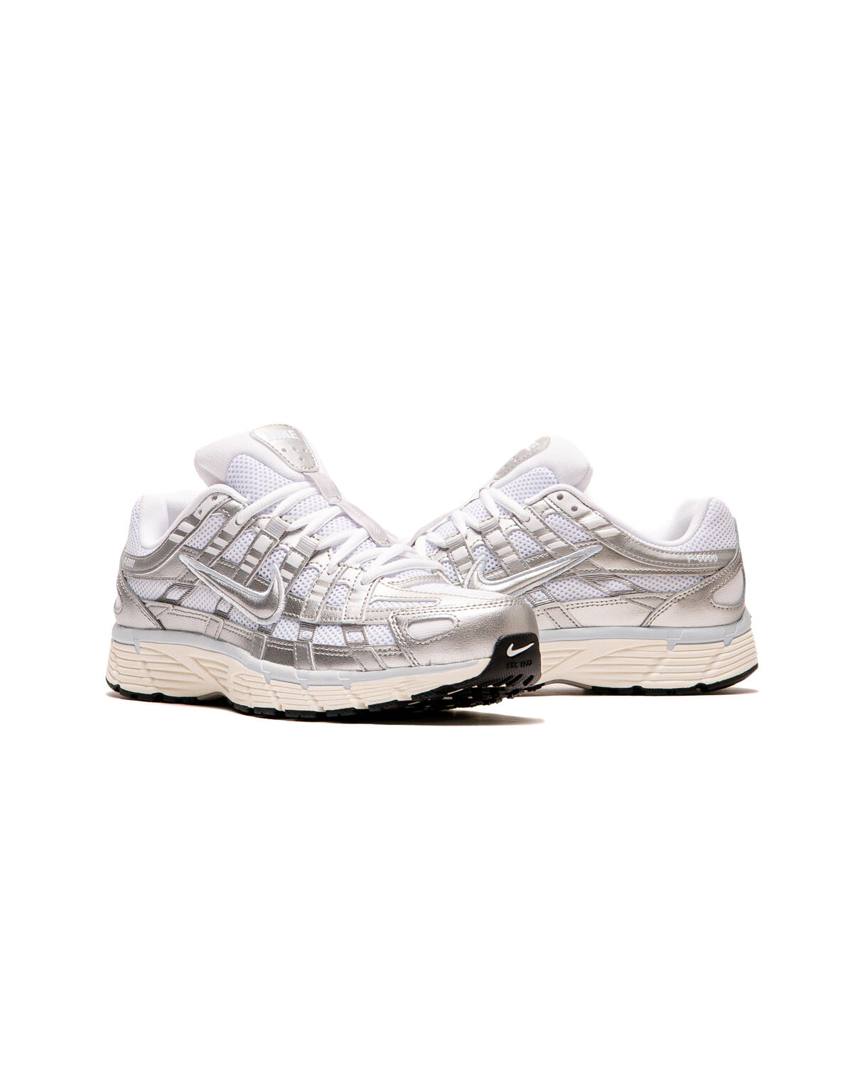 Nike P-6000 White Metallic Silver (Women's) - Image 25