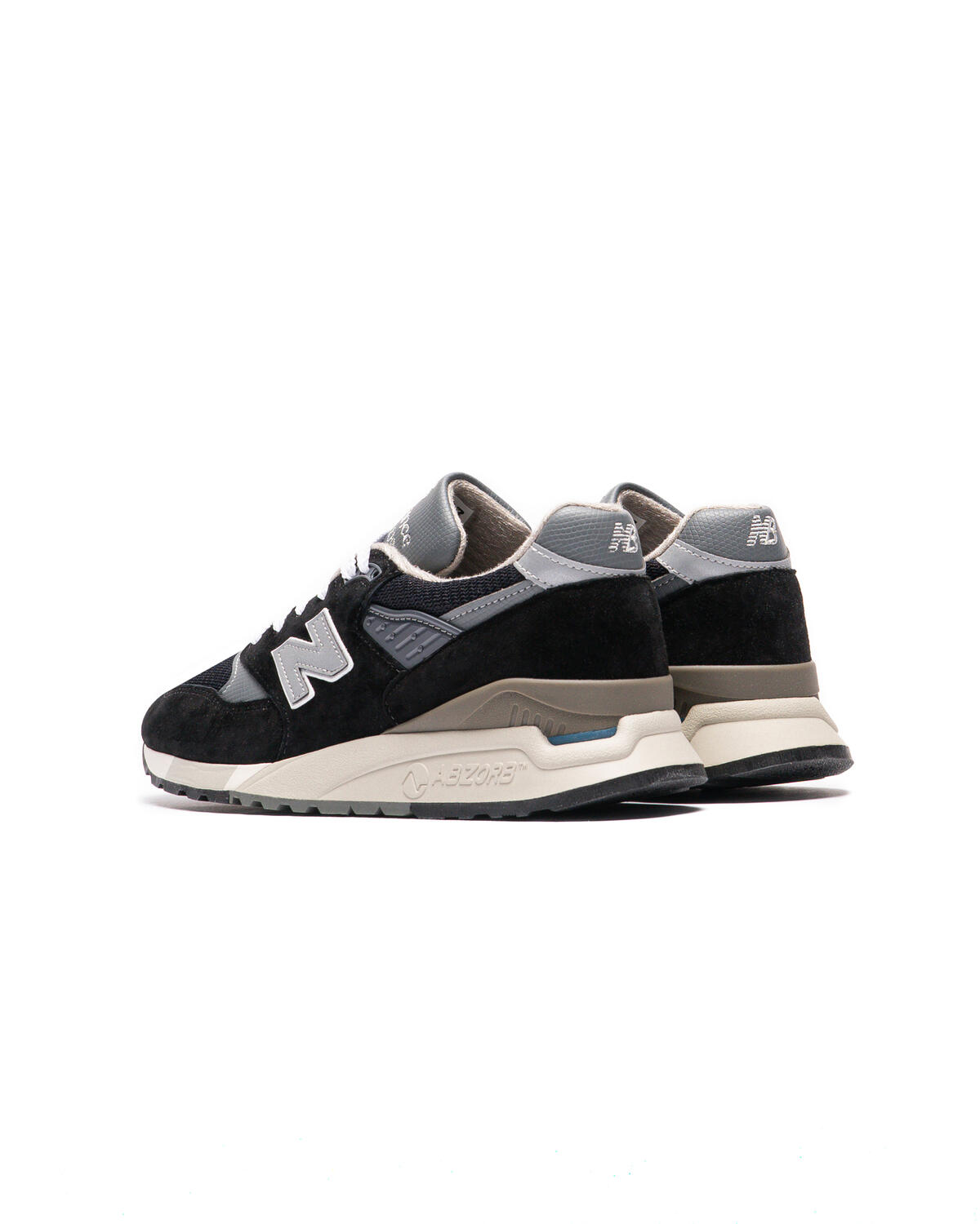 New Balance 998 Black/Silver - Image 16