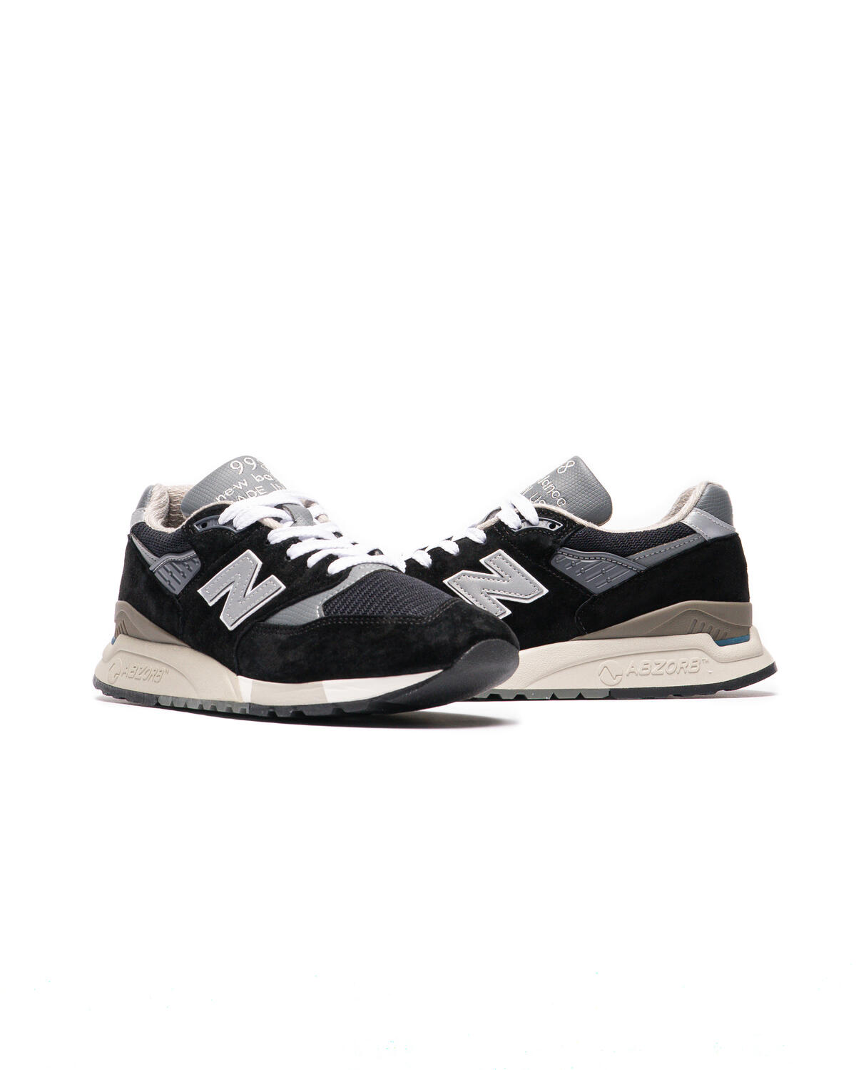 New Balance 998 Black/Silver - Image 17
