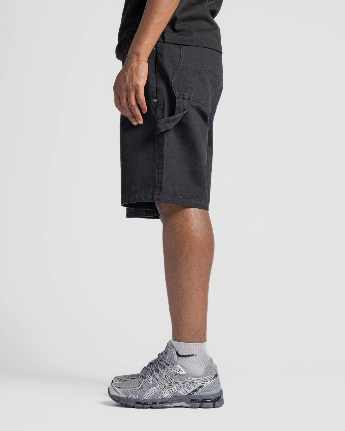 Dime Carpenter Denim Shorts | DIME2SP2515BLK | AFEW STORE