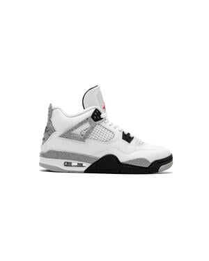 Air Jordan 4 RETRO OG (GS) 'White Cement'