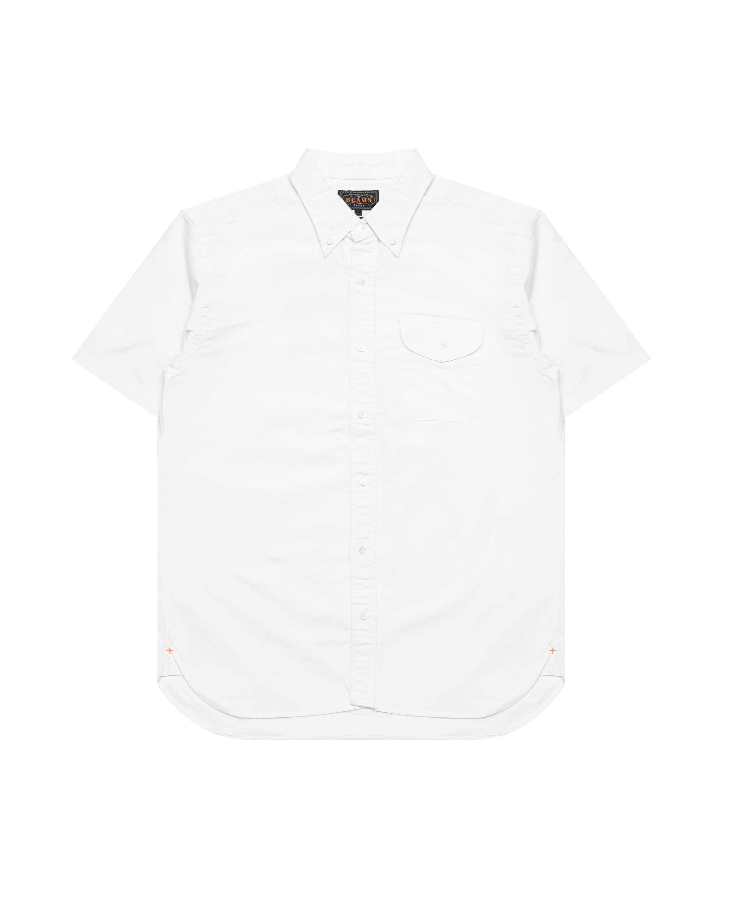 Beams+ B.D. Short Sleeve Oxford
