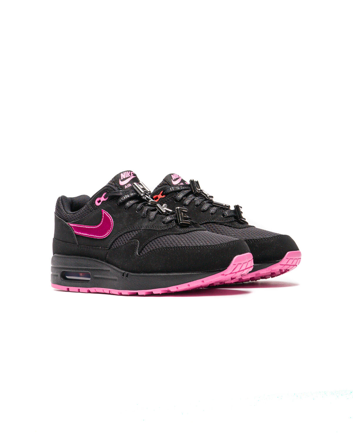 Nike Air Max 1 Premium Black Playful Pink - Image 17