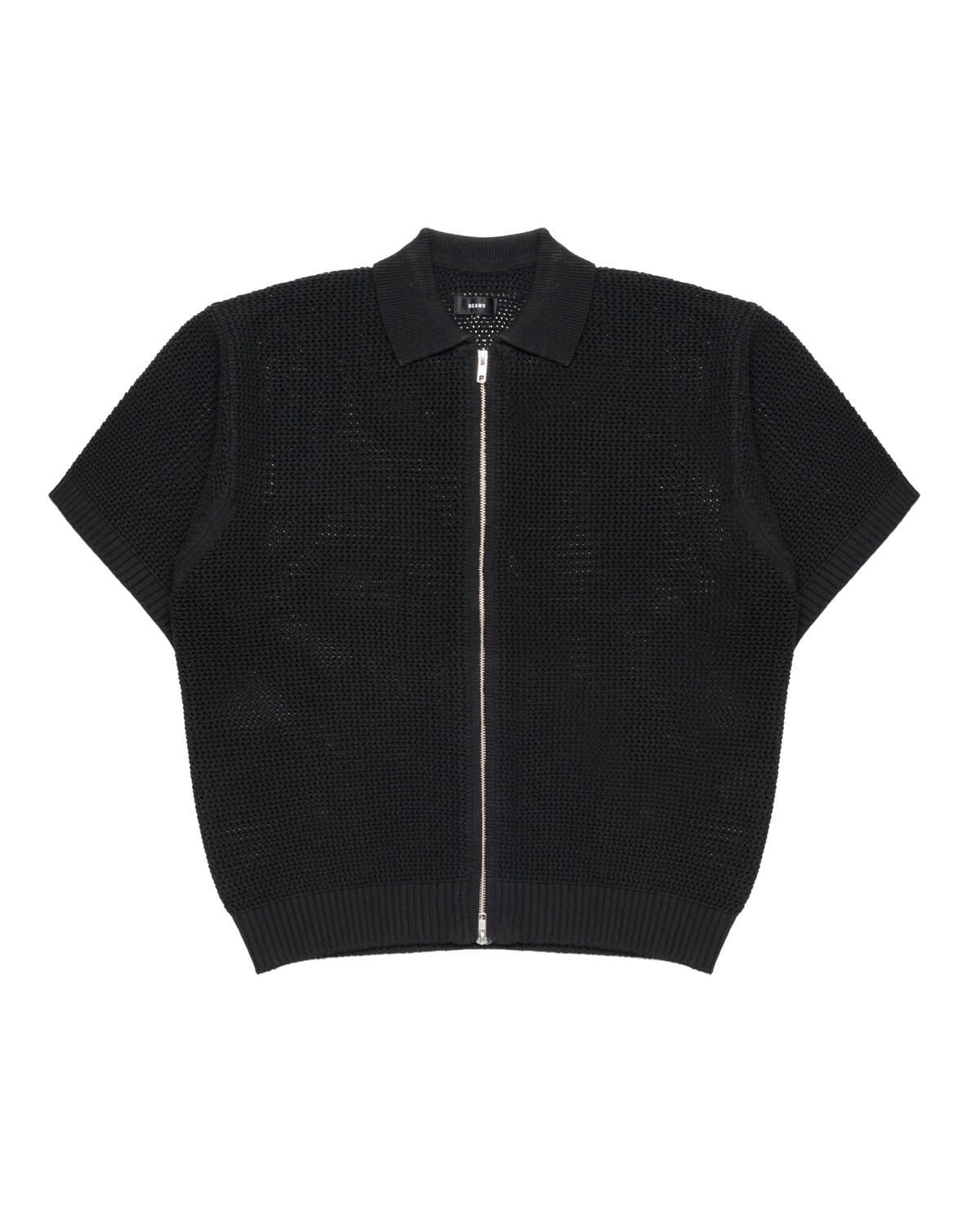 Beams Mesh Knit Polo Shirt (Women's)