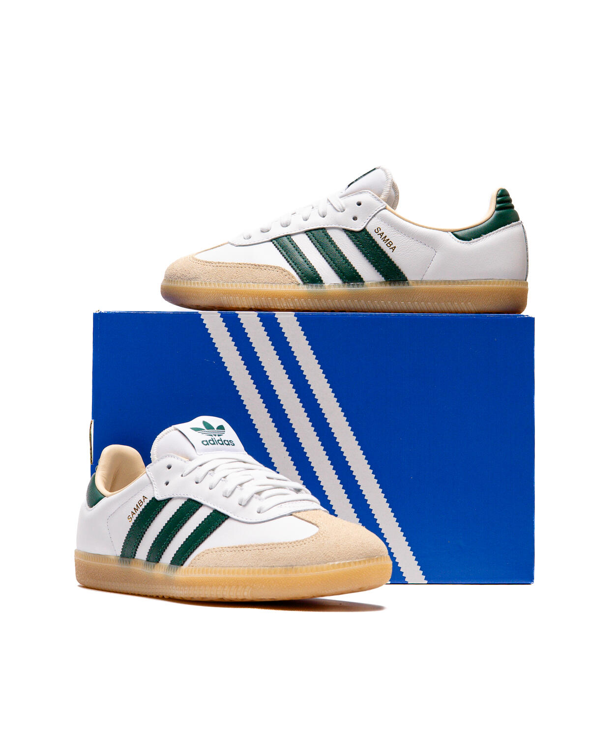 Adidas Samba OG Cloud White Collegiate Green Gum - Image 19