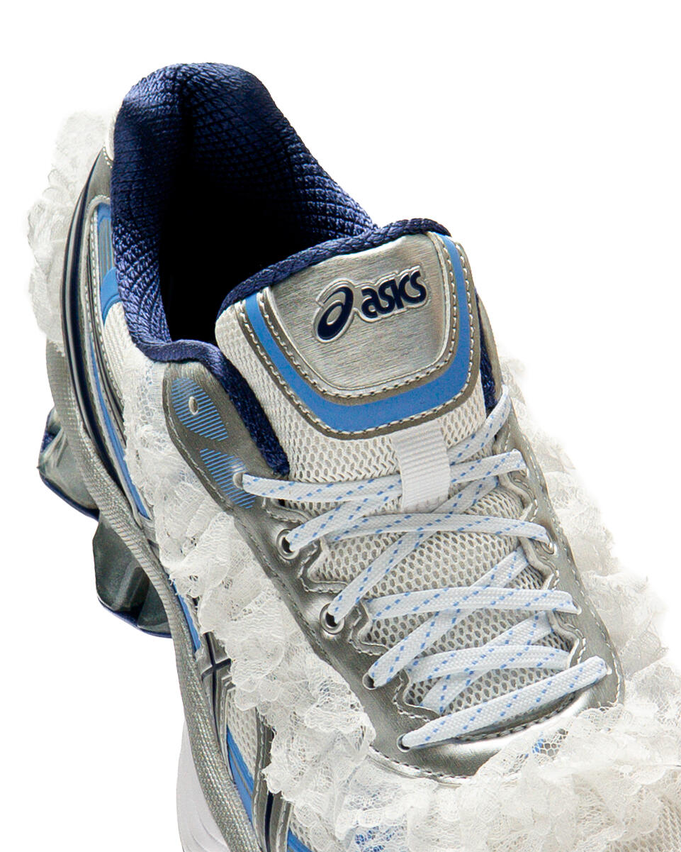 Asics x Shushu/TONG Unisex Gel-Kinetic Fluent White Dive Blue 1203A822-101 - Image 18