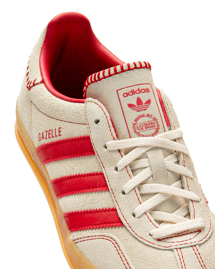 Adidas Gazelle Indoor W Beta Scarlett / Beta Scarlett / Cream White (Women's) - Image 11