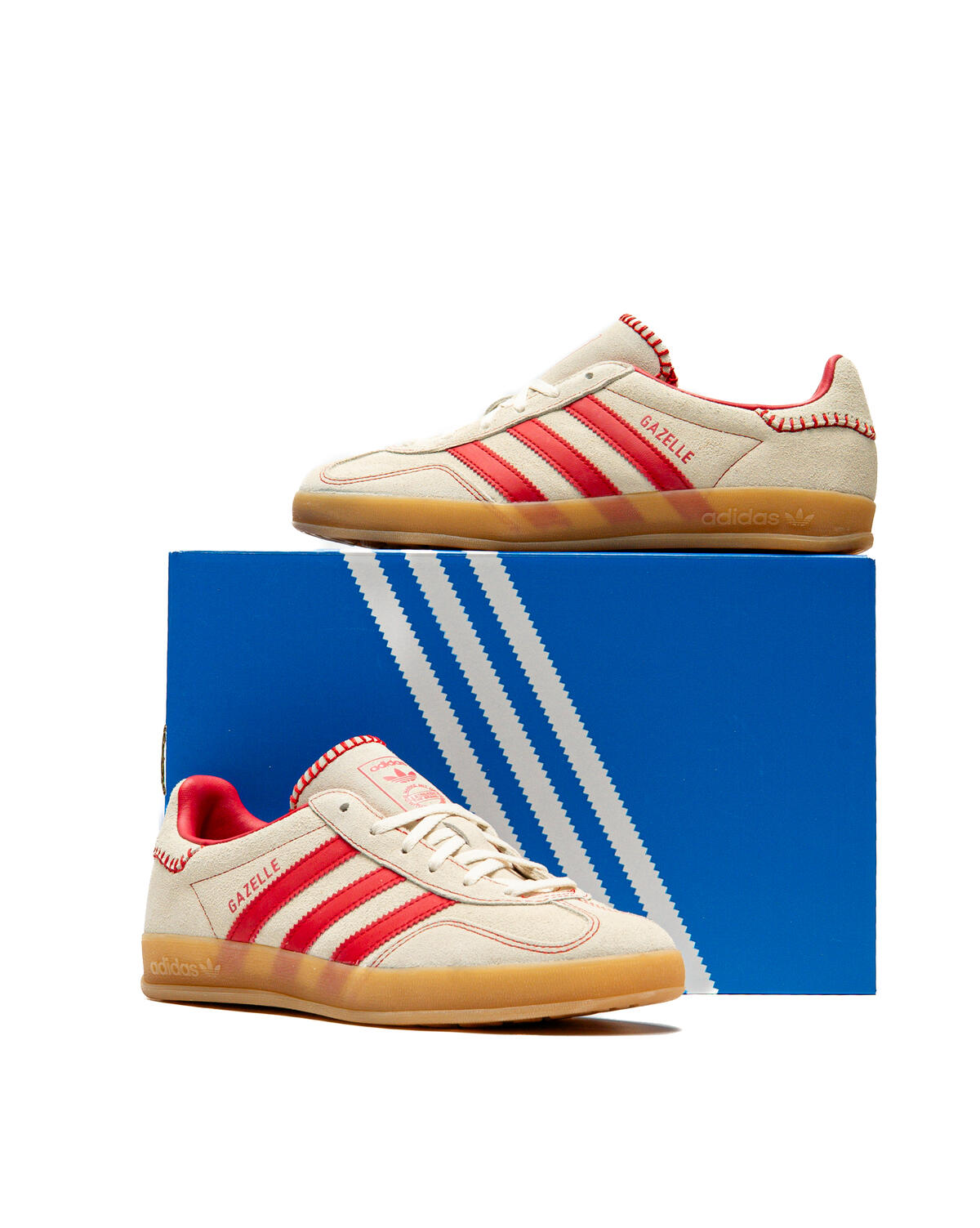 Adidas Gazelle Indoor W Beta Scarlett / Beta Scarlett / Cream White (Women's) - Image 10