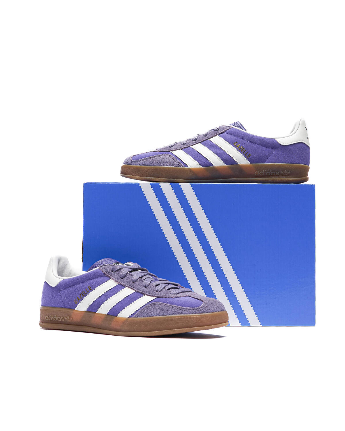 Adidas - Gazelle Indoor Sneakers - (Purple/White) (Women's) - Image 20