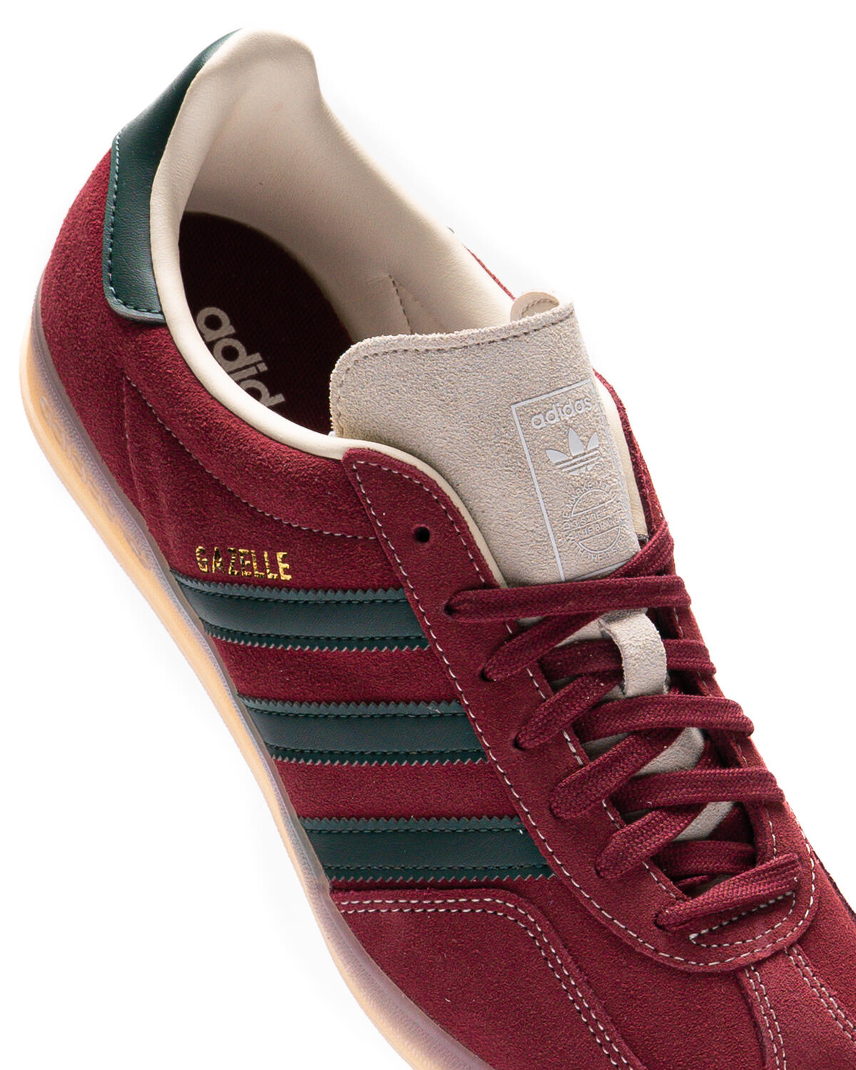 adidas Gazelle Indoor Shadow Red / Shadow Green - Wonder White - Image 26