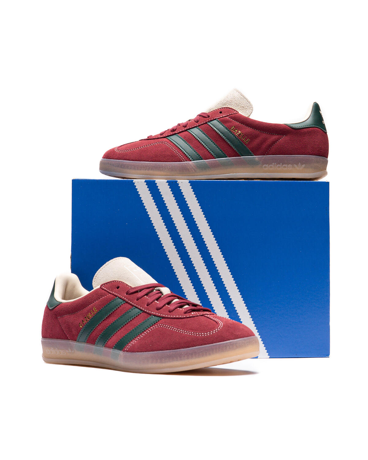 adidas Gazelle Indoor Shadow Red / Shadow Green - Wonder White - Image 25