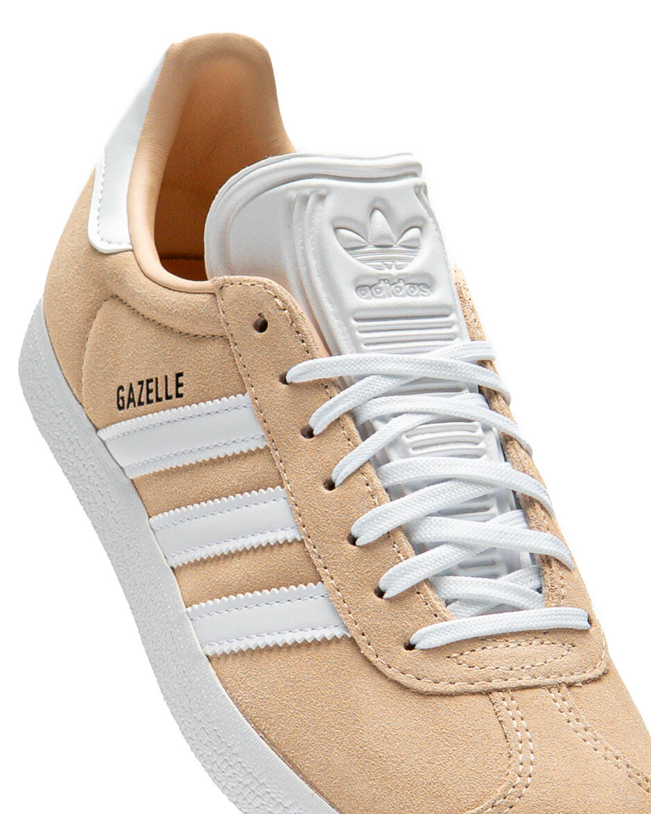 Adidas Gazelle Beige / White (Women's) - Image 7